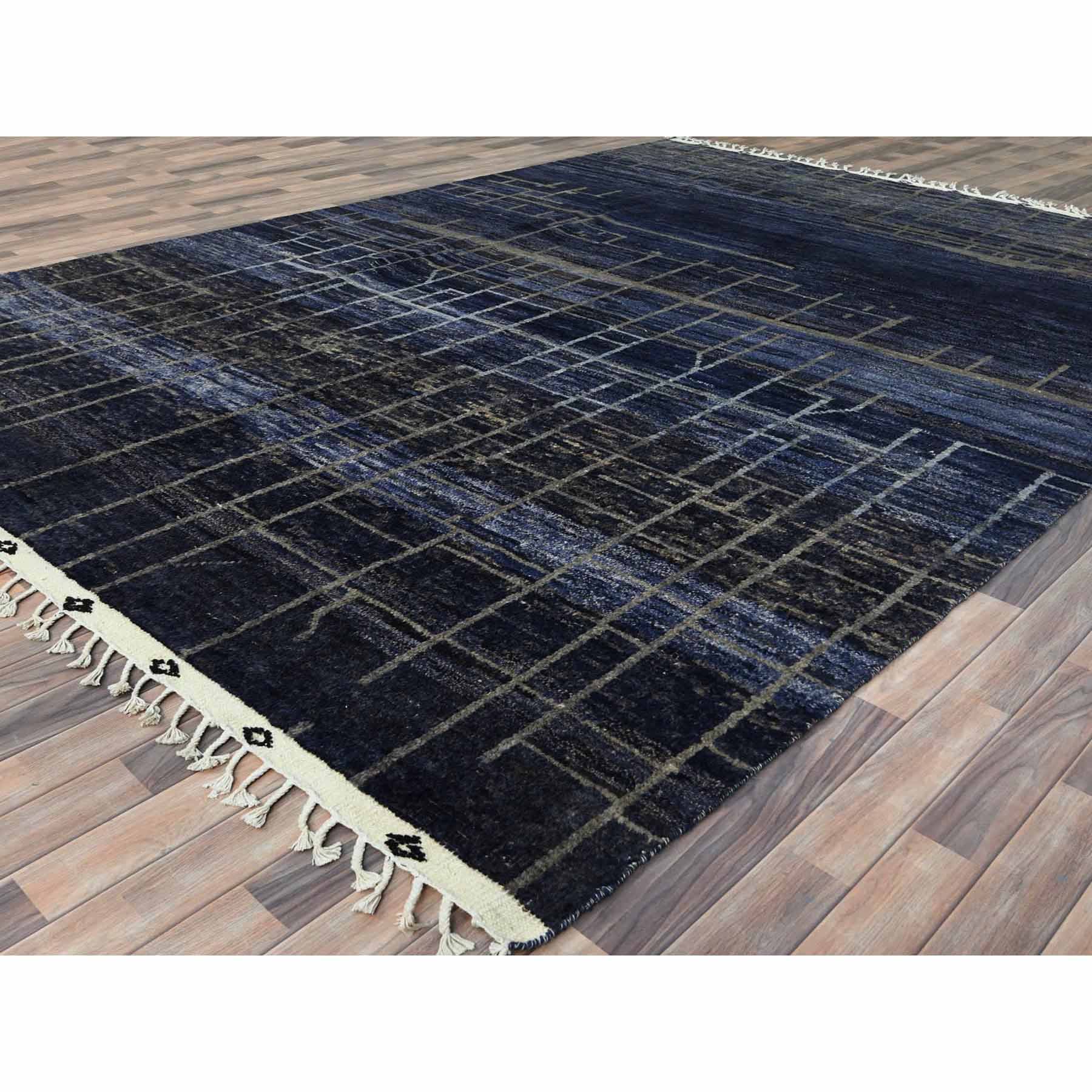 Tribal-Geometric-Hand-Knotted-Rug-414825
