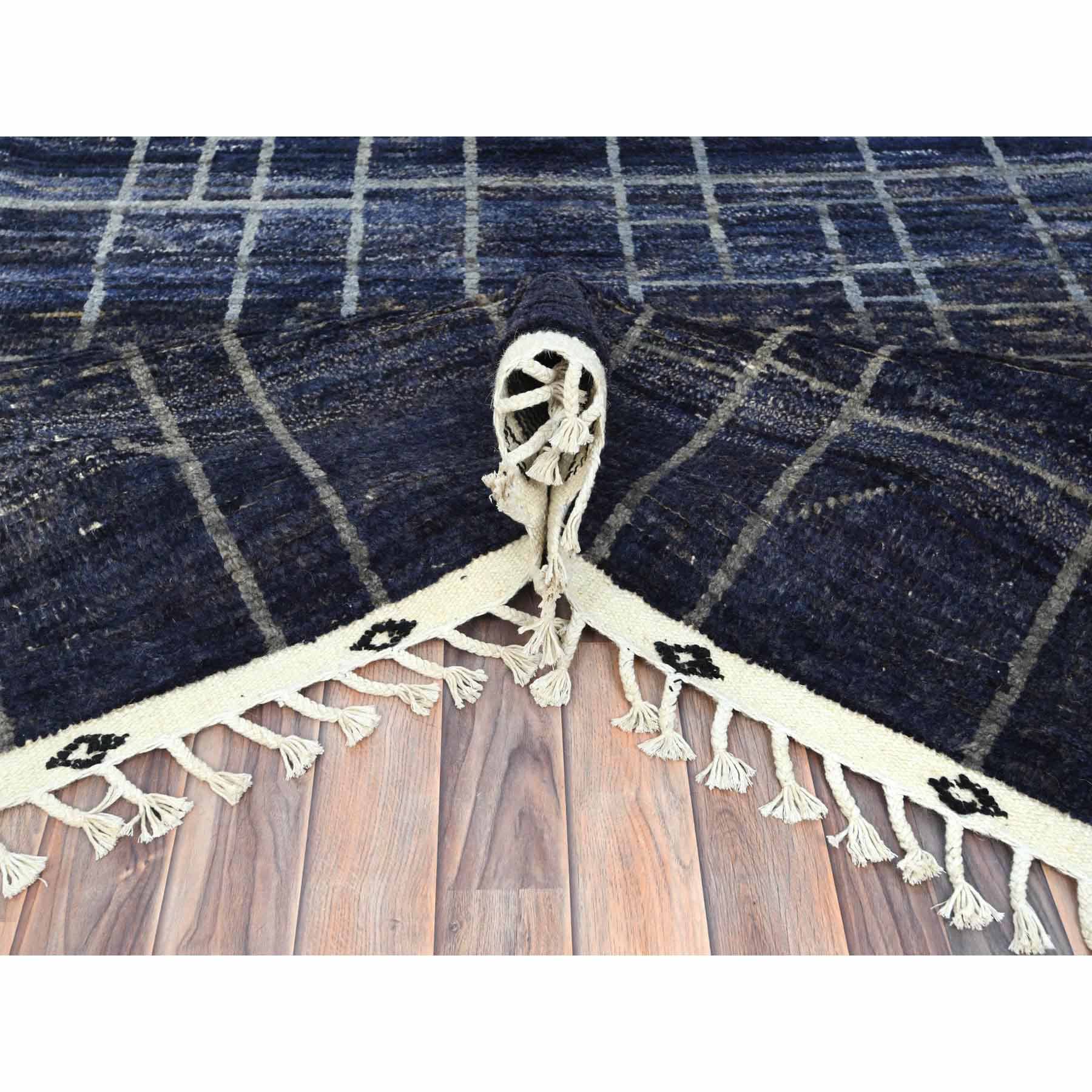 Tribal-Geometric-Hand-Knotted-Rug-414825