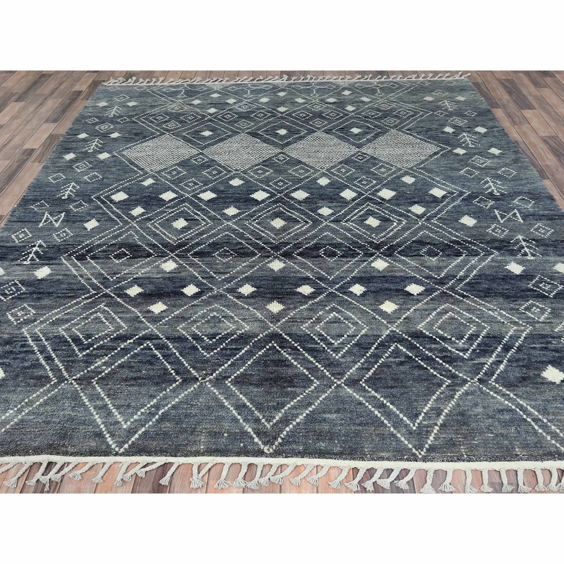 Tribal-Geometric-Hand-Knotted-Rug-414875