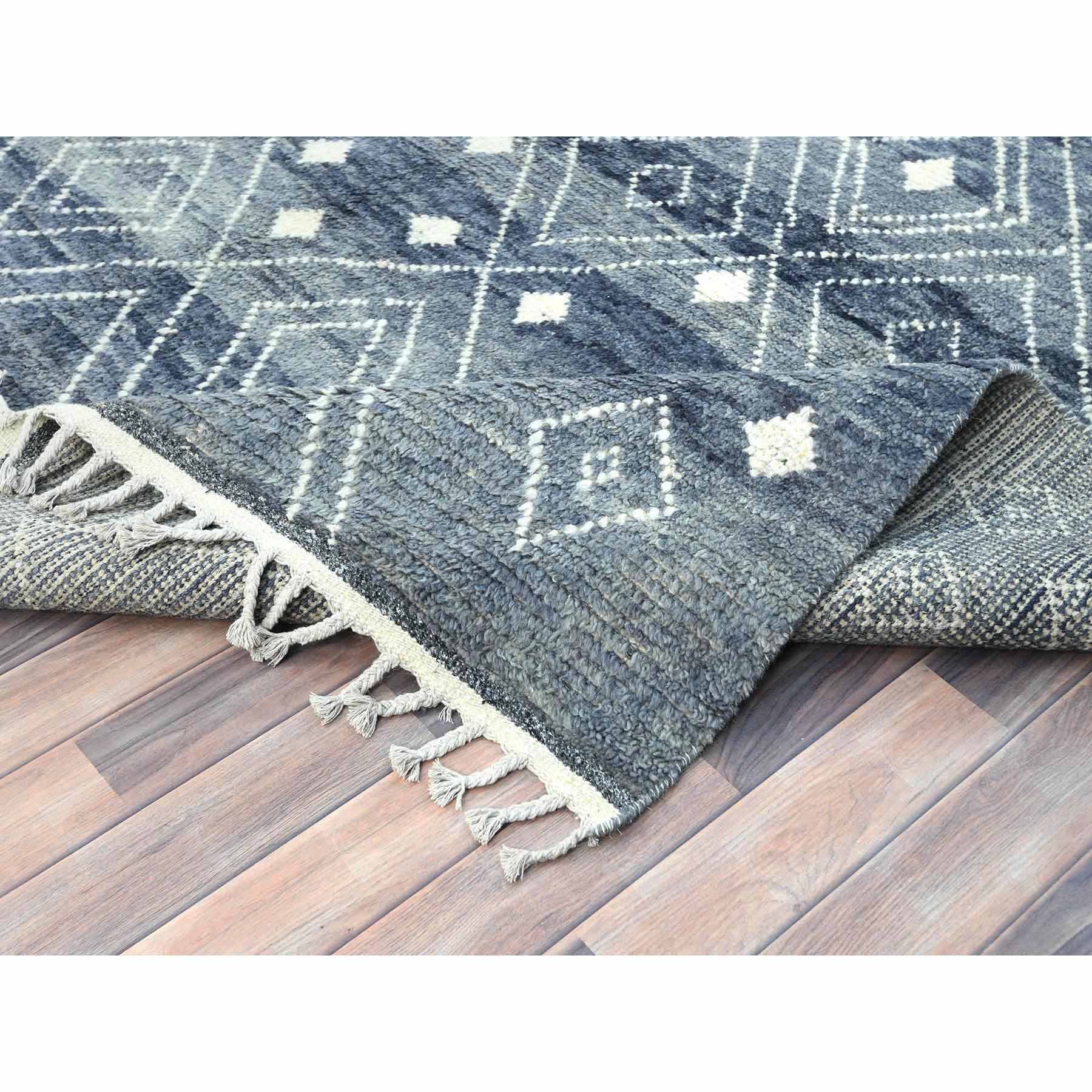 Tribal-Geometric-Hand-Knotted-Rug-414875