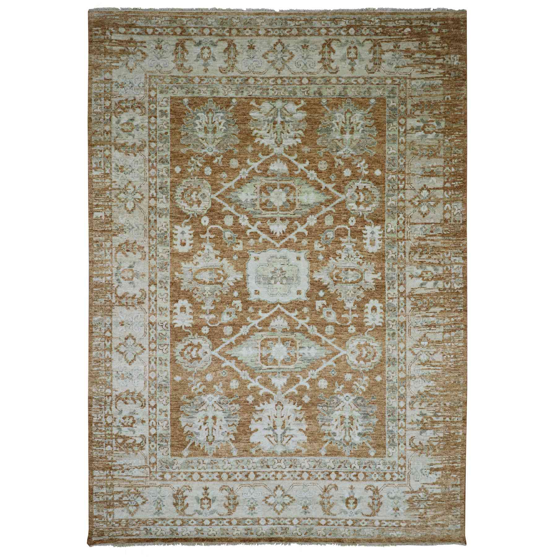 Heriz-Hand-Knotted-Rug-416525