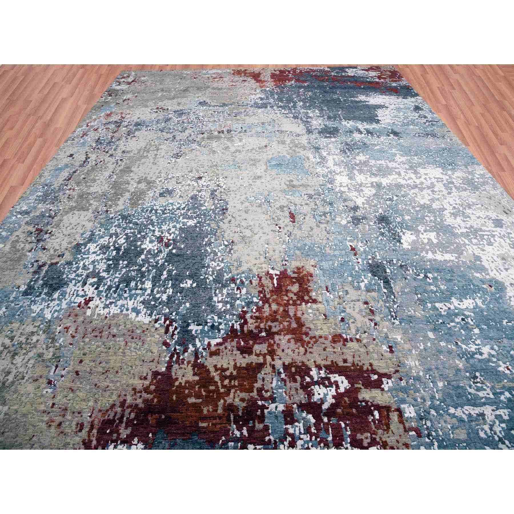 Modern-and-Contemporary-Hand-Knotted-Rug-415180