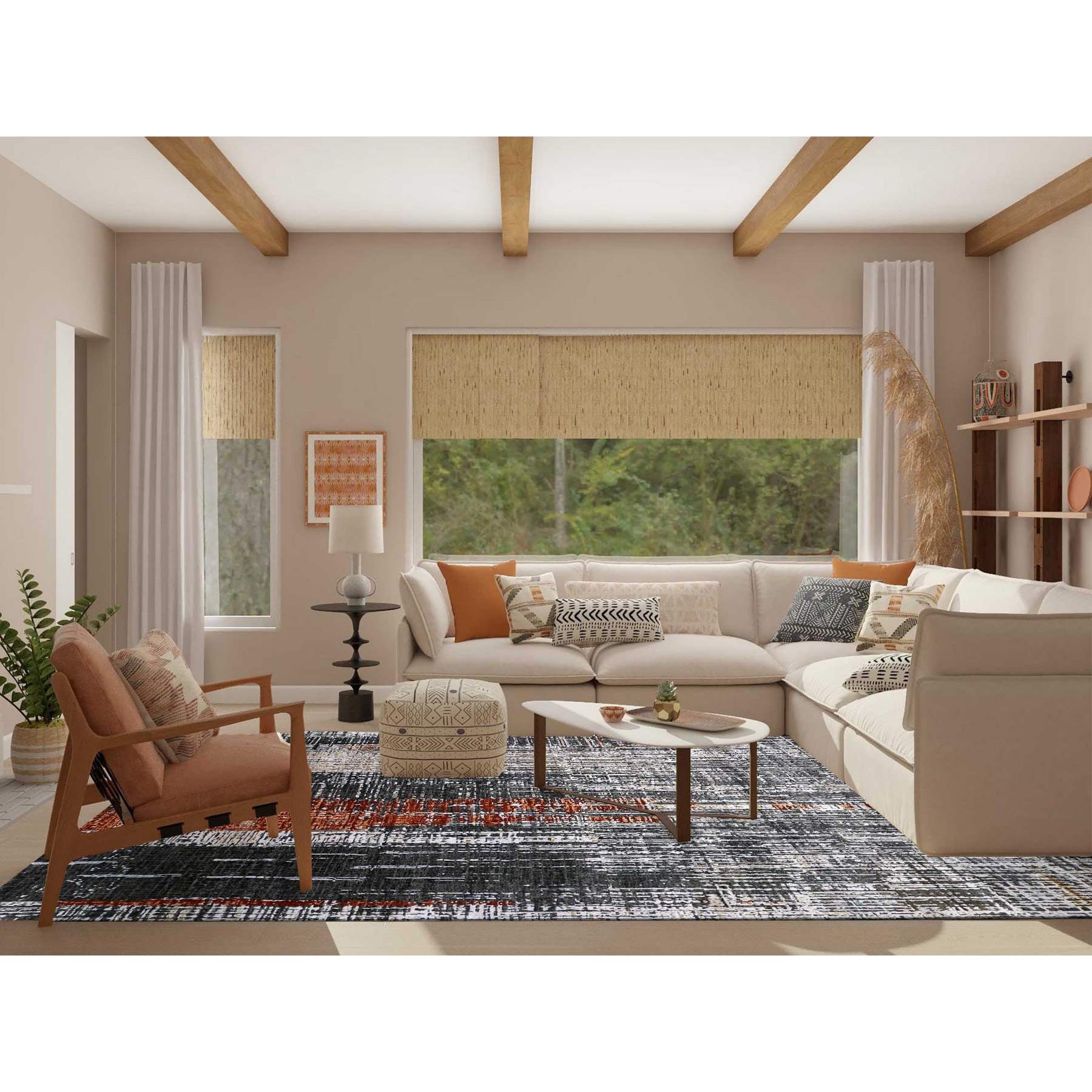 Modern-and-Contemporary-Hand-Knotted-Rug-415215