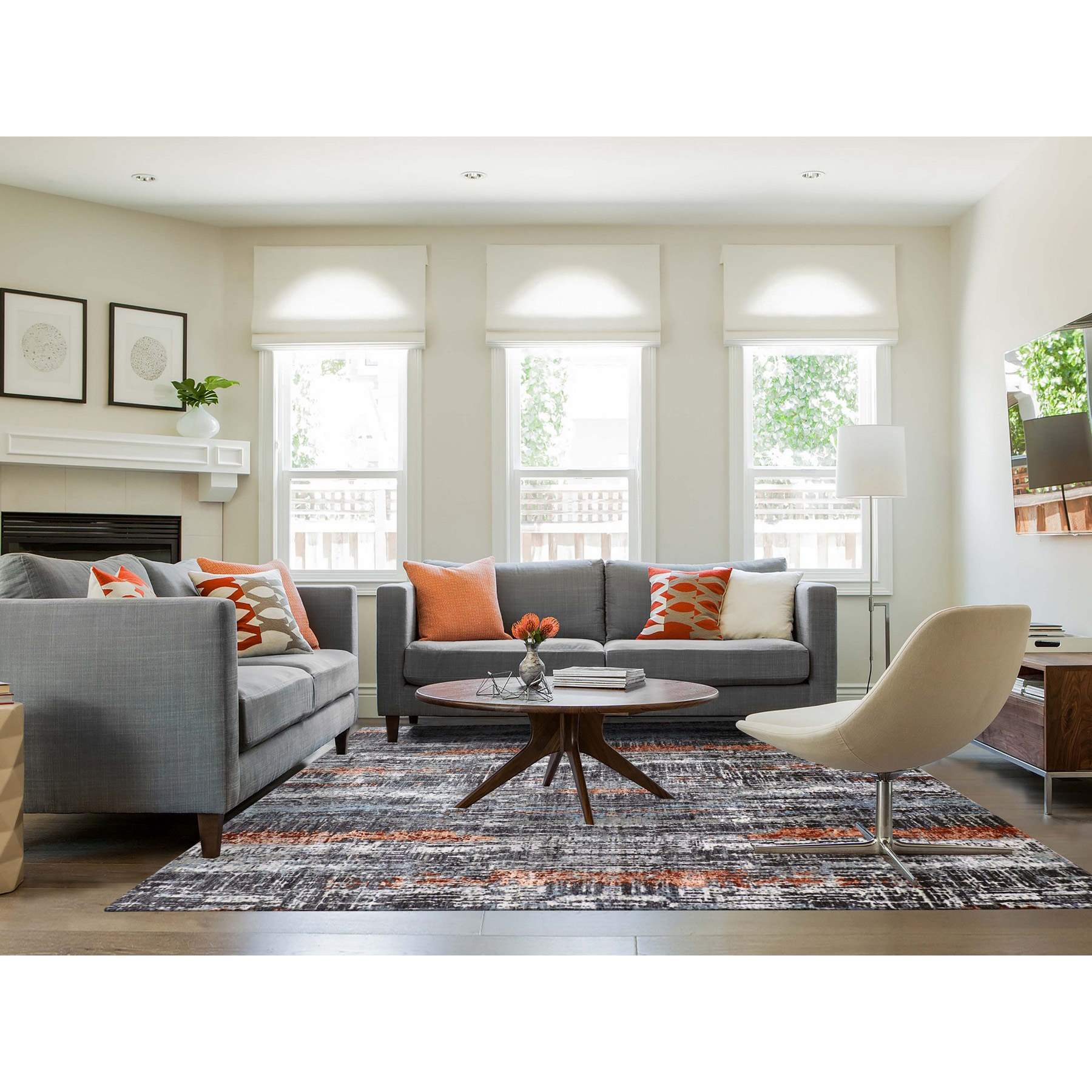Modern-and-Contemporary-Hand-Knotted-Rug-415340