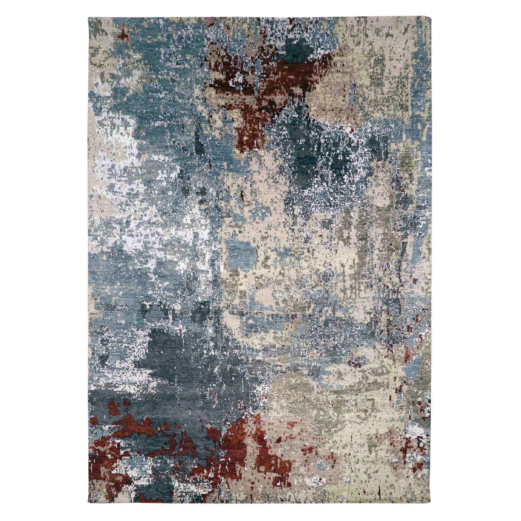 Modern-and-Contemporary-Hand-Knotted-Rug-415425