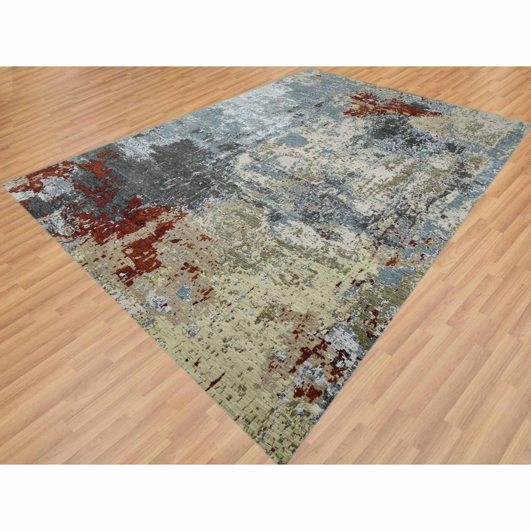 Modern-and-Contemporary-Hand-Knotted-Rug-415425