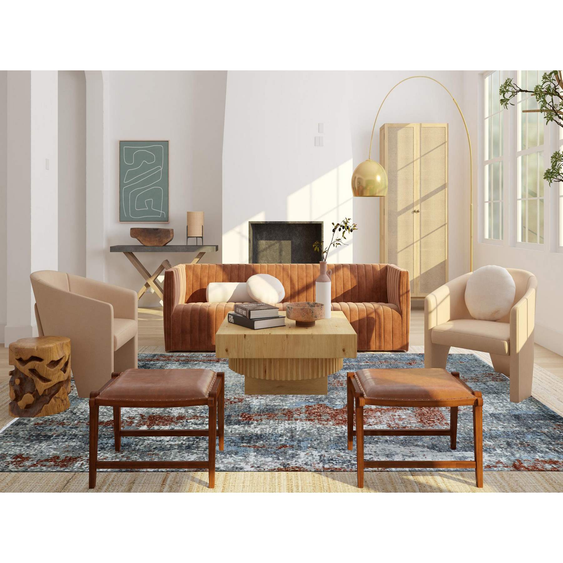 Modern-and-Contemporary-Hand-Knotted-Rug-415580