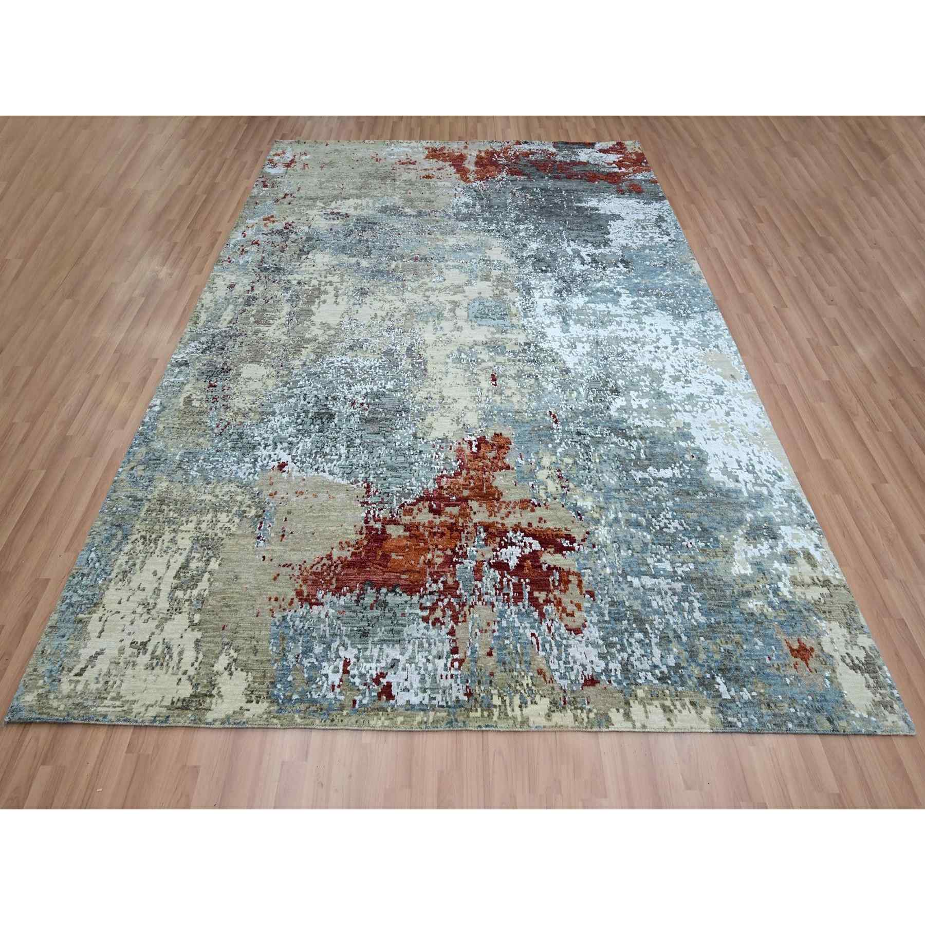 Modern-and-Contemporary-Hand-Knotted-Rug-416335