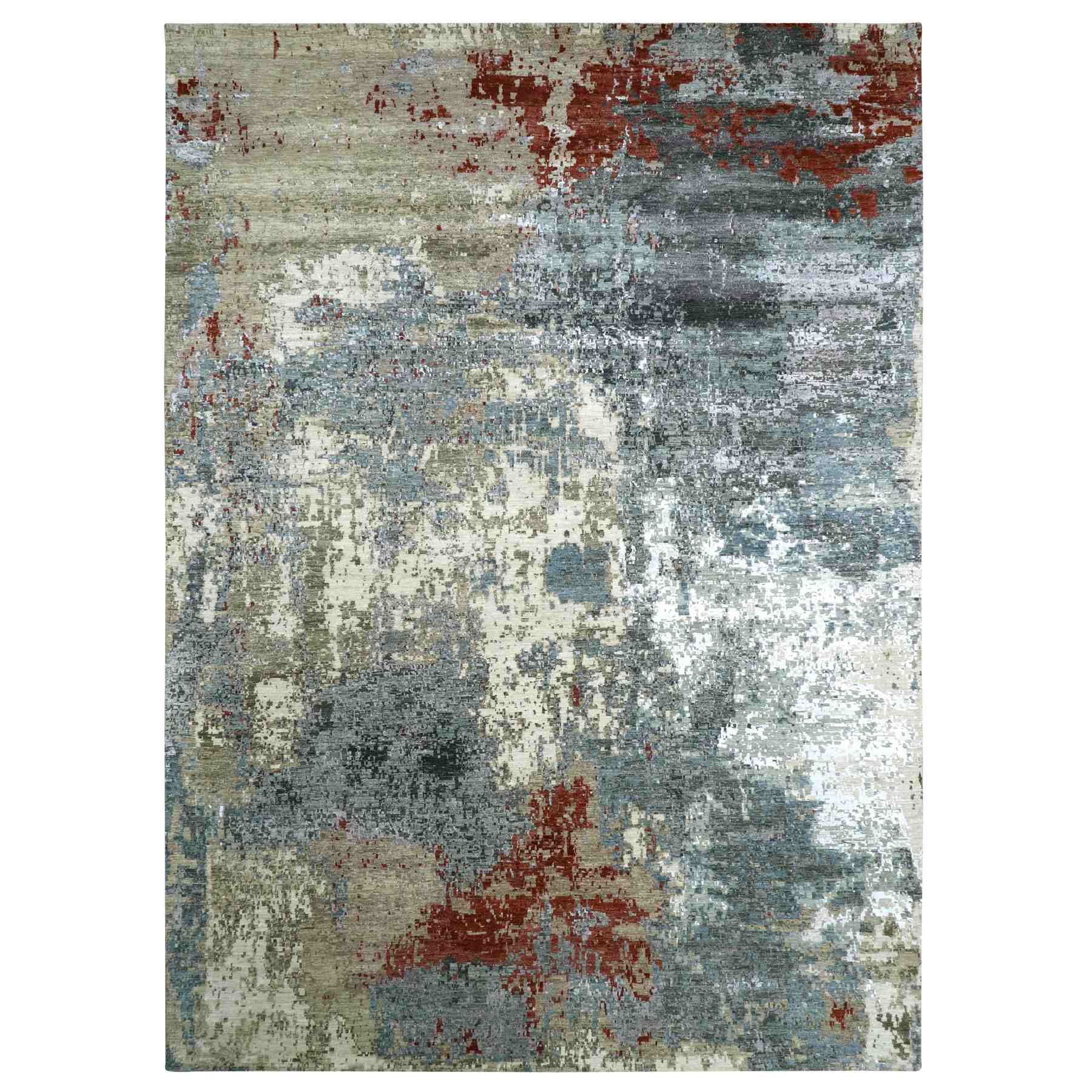 Modern-and-Contemporary-Hand-Knotted-Rug-416345