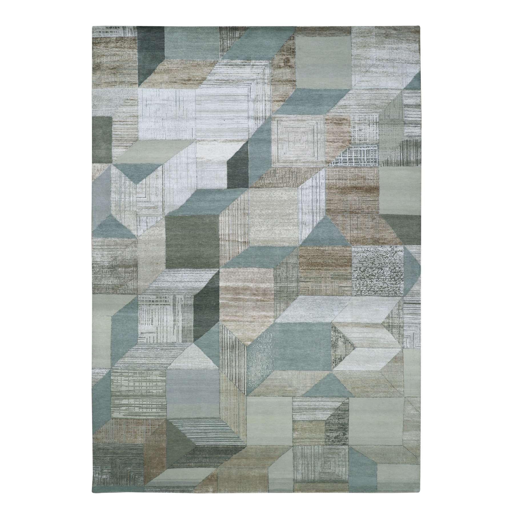 Modern-and-Contemporary-Hand-Knotted-Rug-416375
