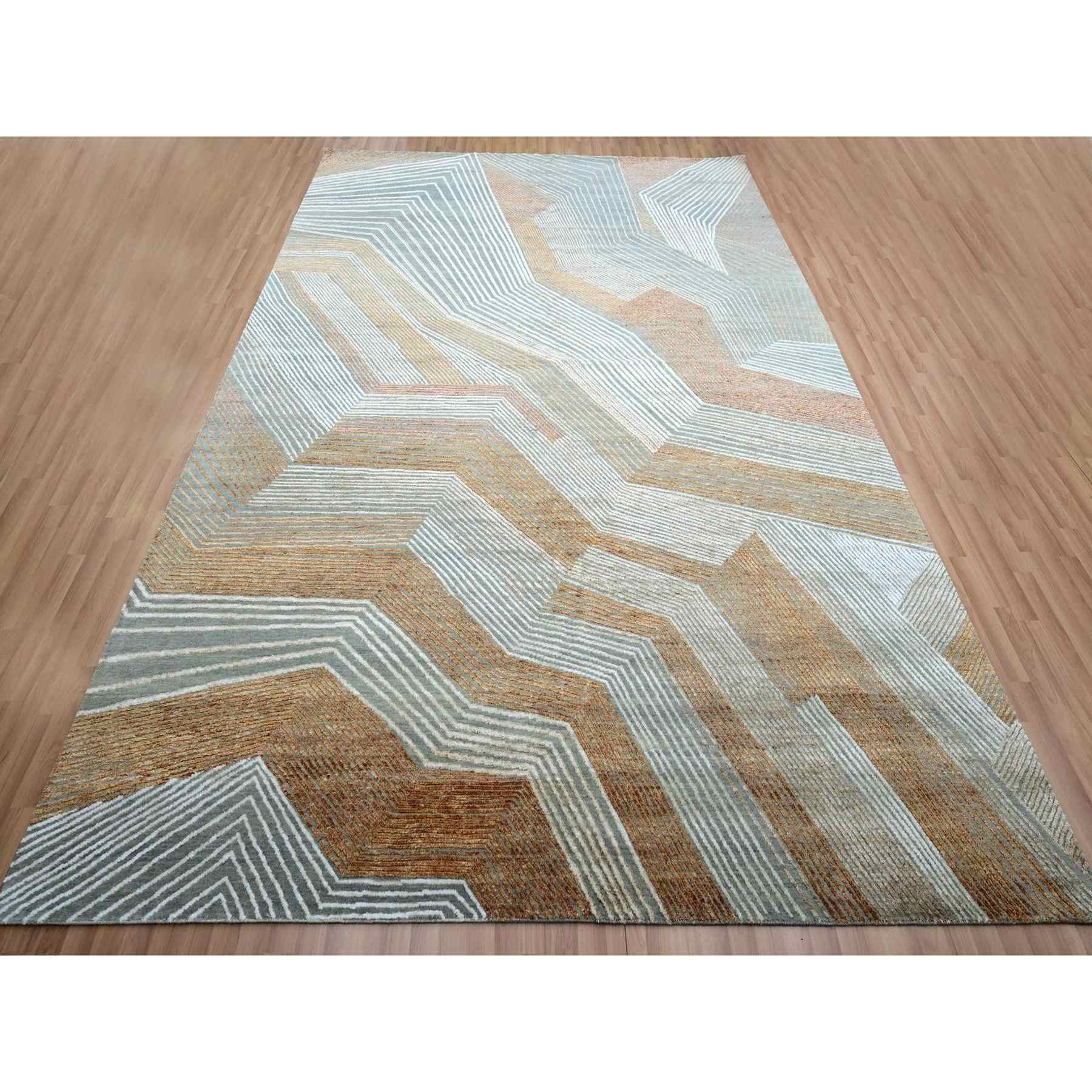 Modern-and-Contemporary-Hand-Knotted-Rug-416390
