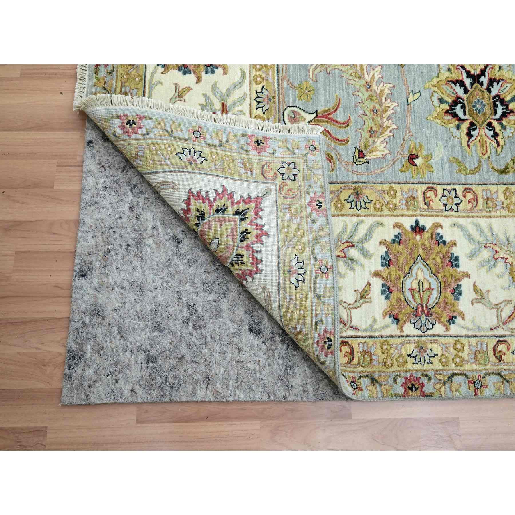 Oushak-And-Peshawar-Hand-Knotted-Rug-416450
