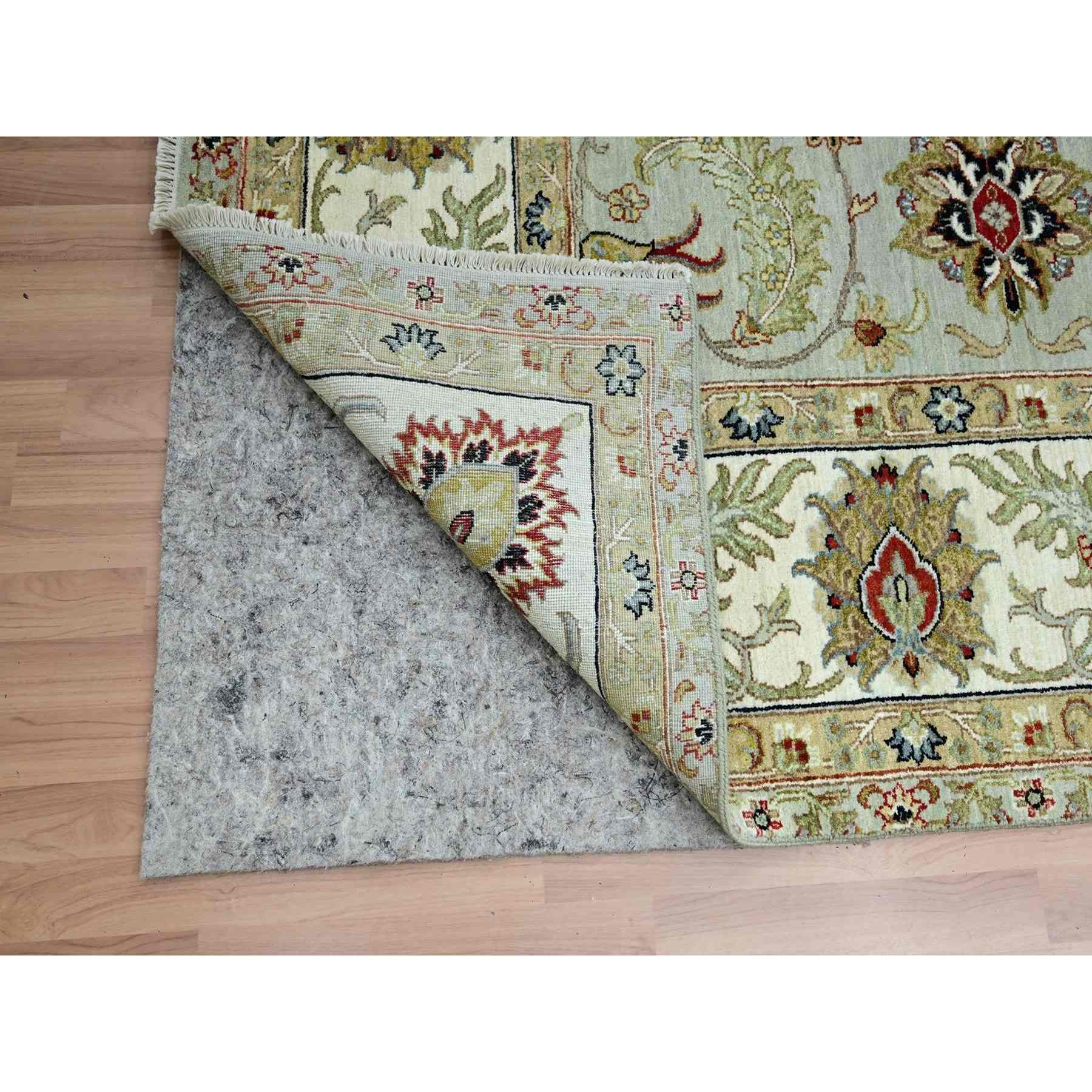 Oushak-And-Peshawar-Hand-Knotted-Rug-416455