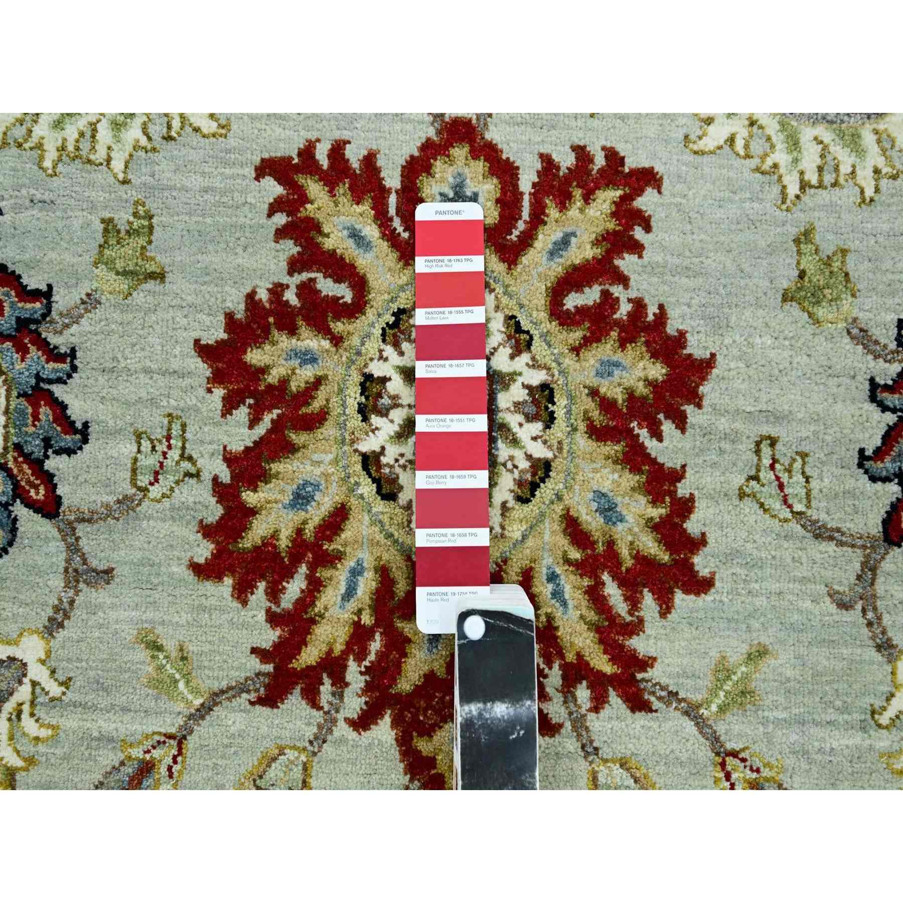 Oushak-And-Peshawar-Hand-Knotted-Rug-416455