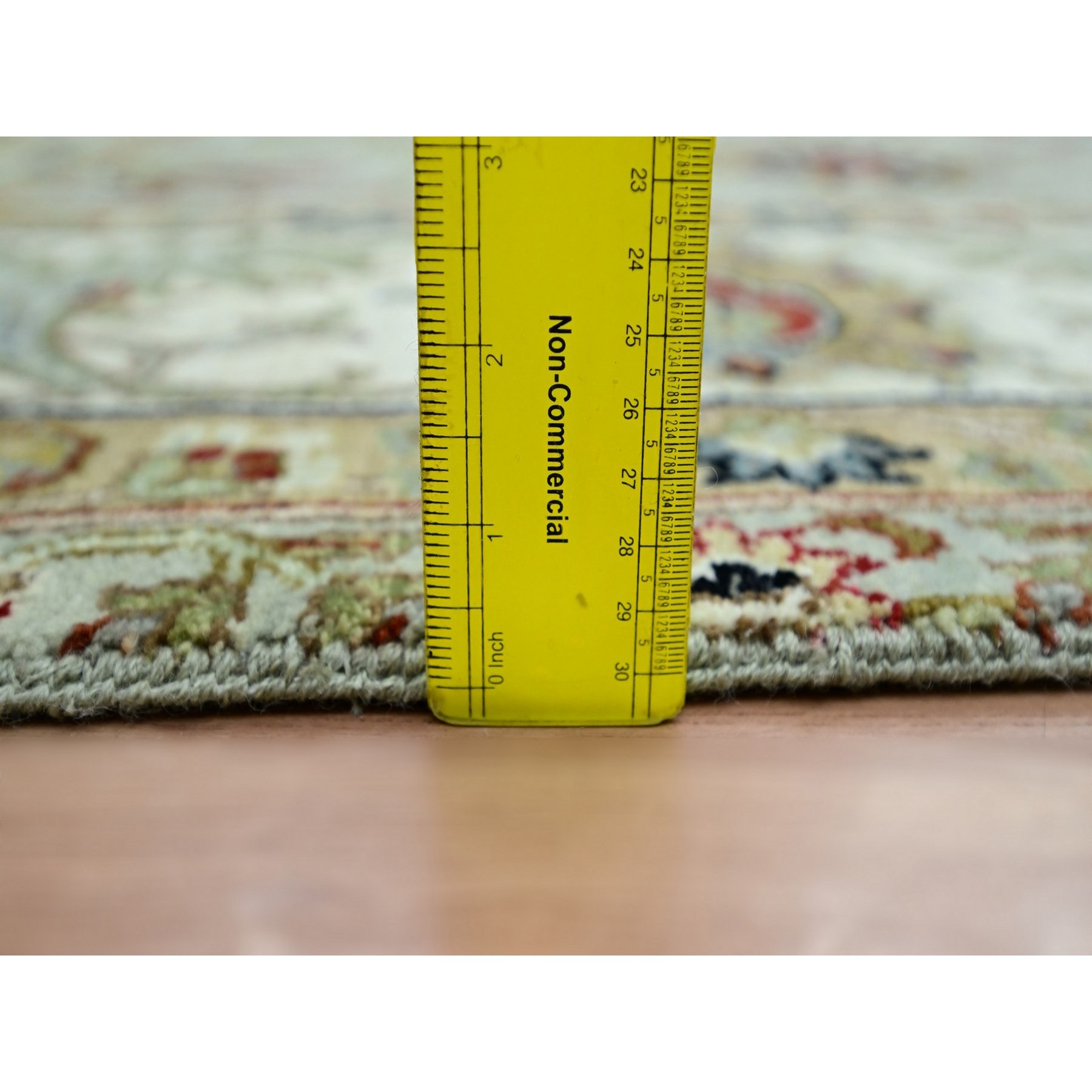 Oushak-And-Peshawar-Hand-Knotted-Rug-416455