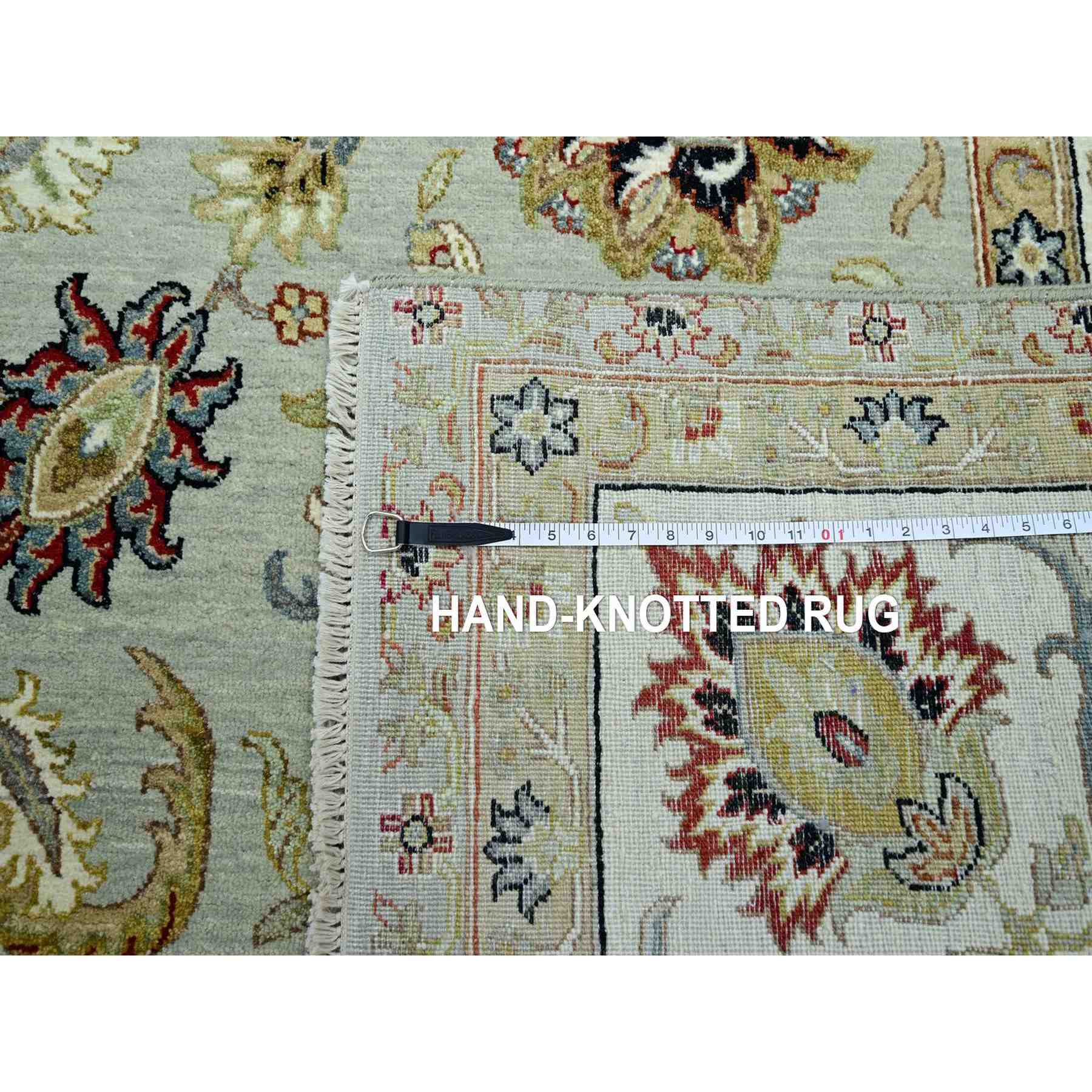 Oushak-And-Peshawar-Hand-Knotted-Rug-416455