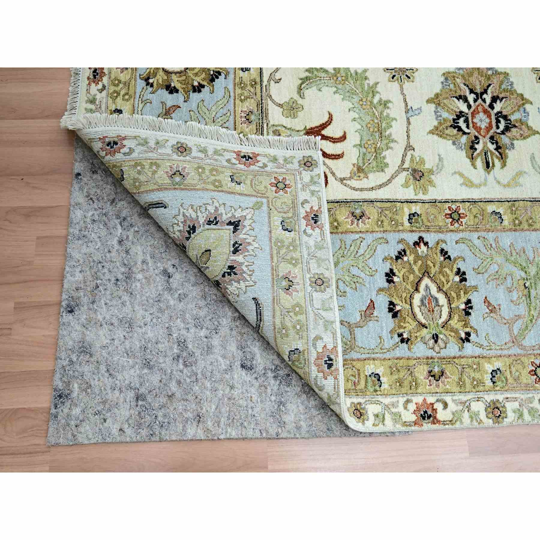 Oushak-And-Peshawar-Hand-Knotted-Rug-416465