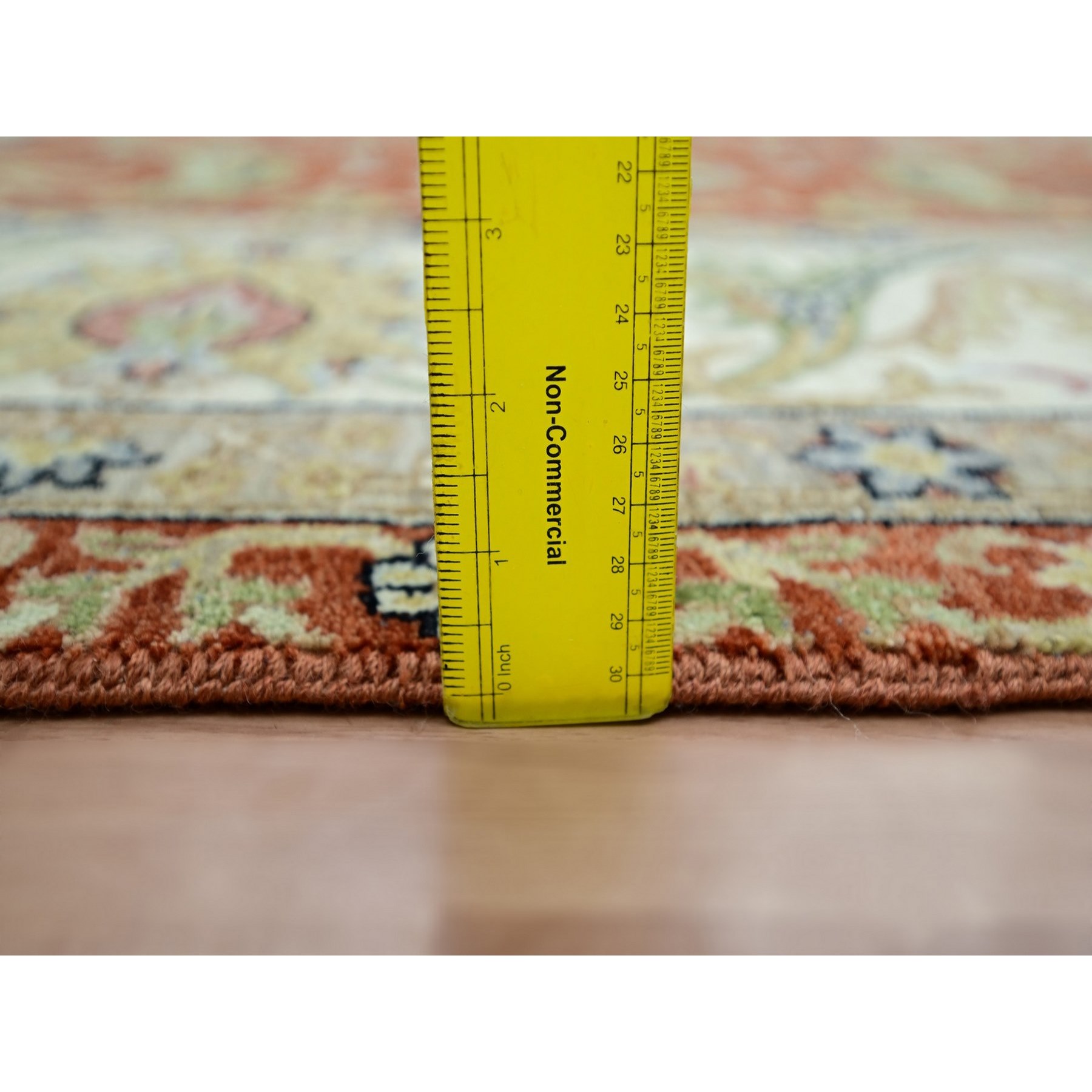 Oushak-And-Peshawar-Hand-Knotted-Rug-416470