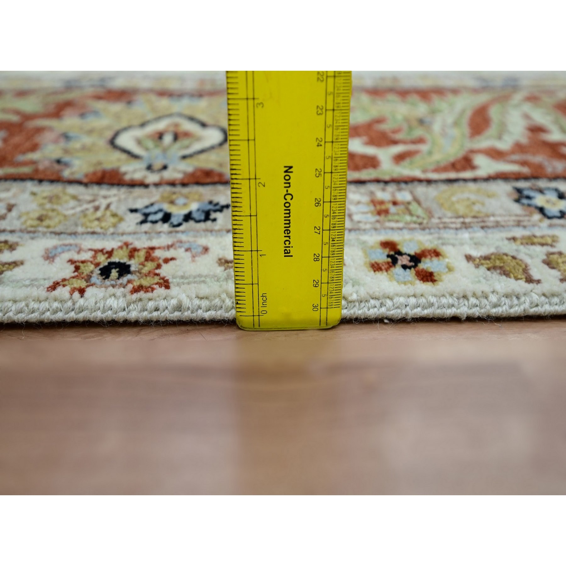Oushak-And-Peshawar-Hand-Knotted-Rug-416475
