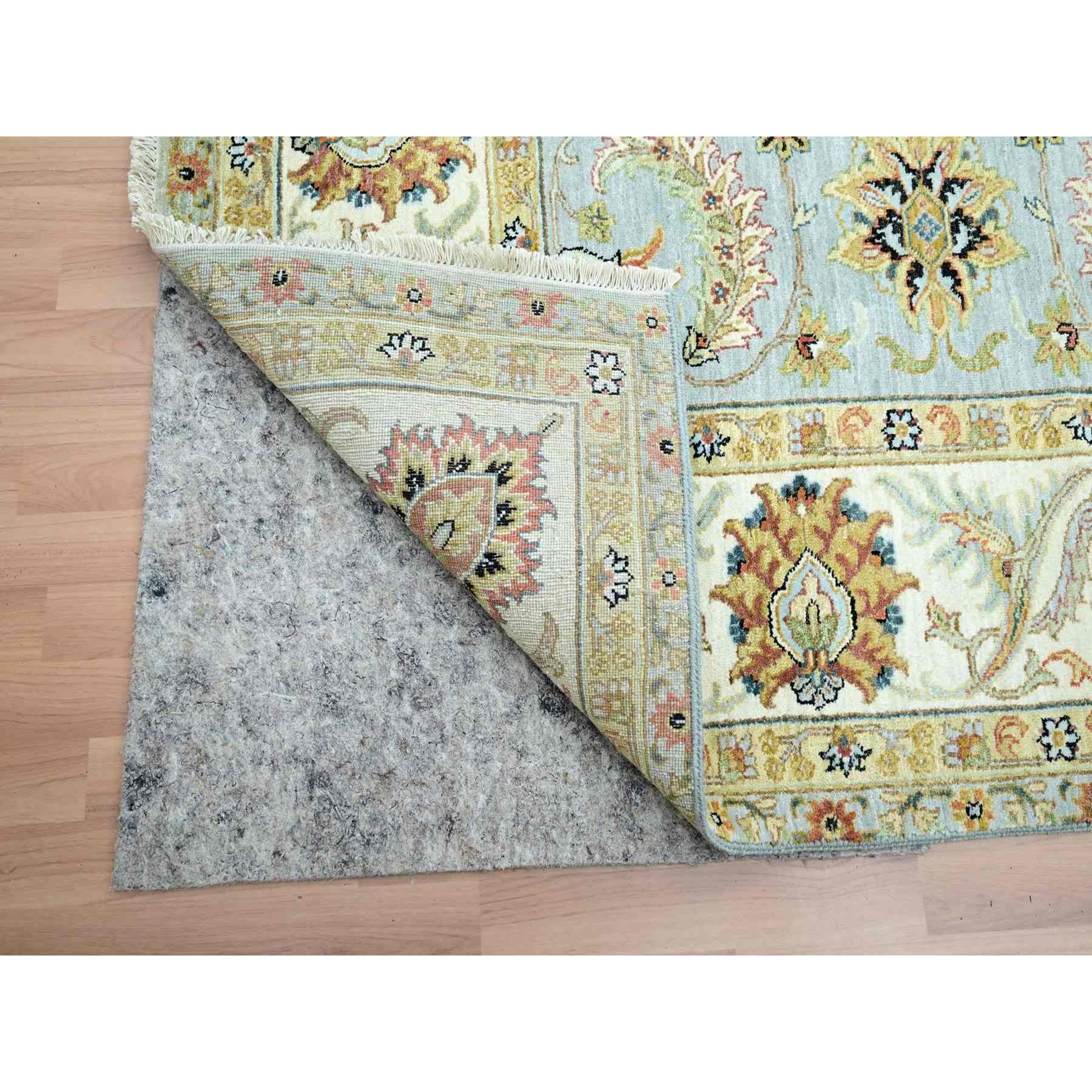 Oushak-And-Peshawar-Hand-Knotted-Rug-416485