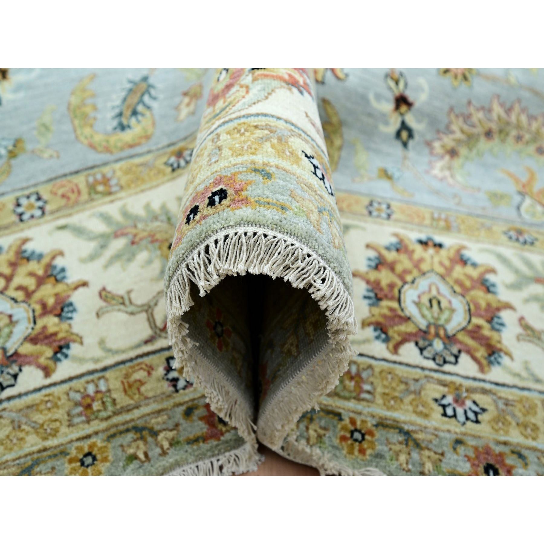 Oushak-And-Peshawar-Hand-Knotted-Rug-416485