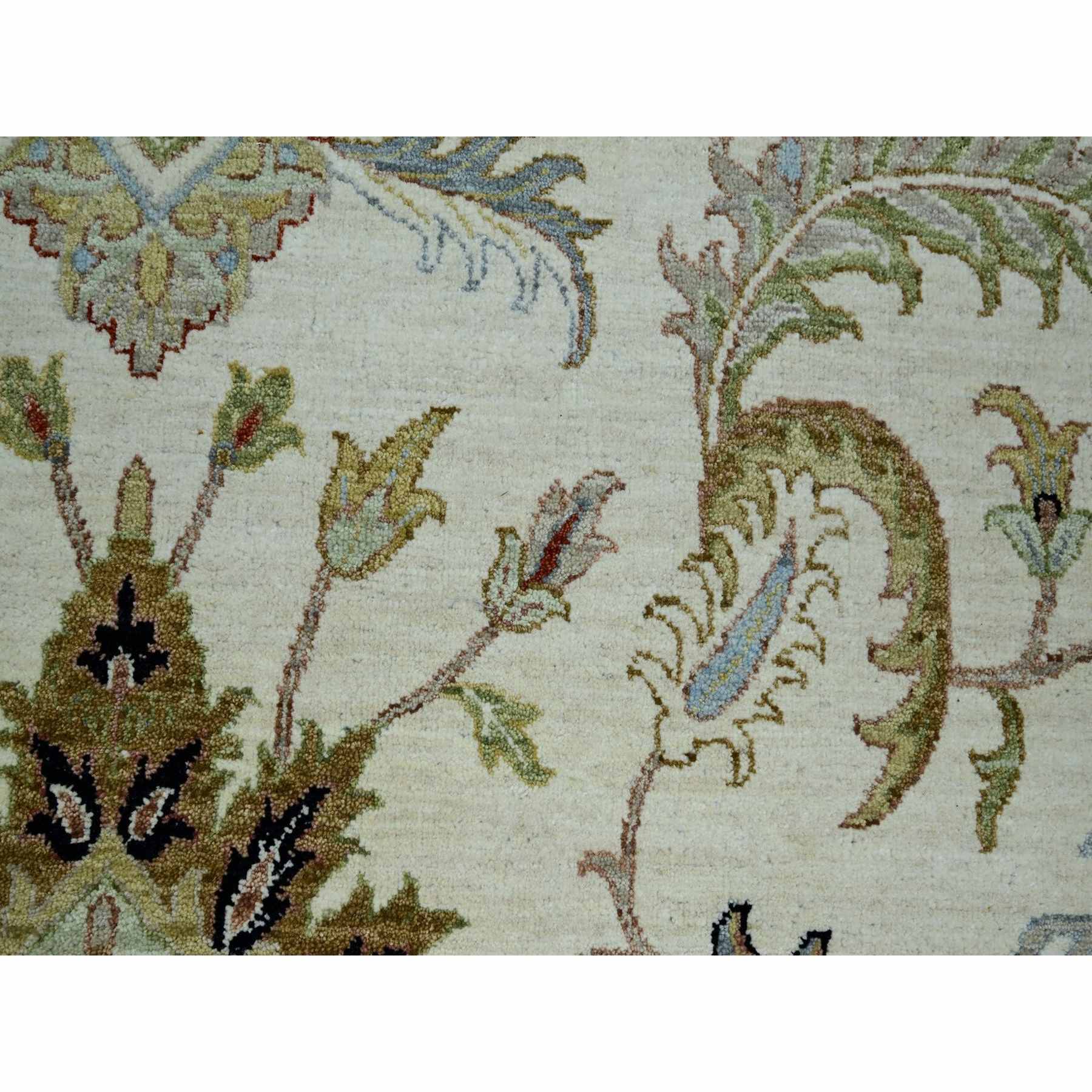 Oushak-And-Peshawar-Hand-Knotted-Rug-416495