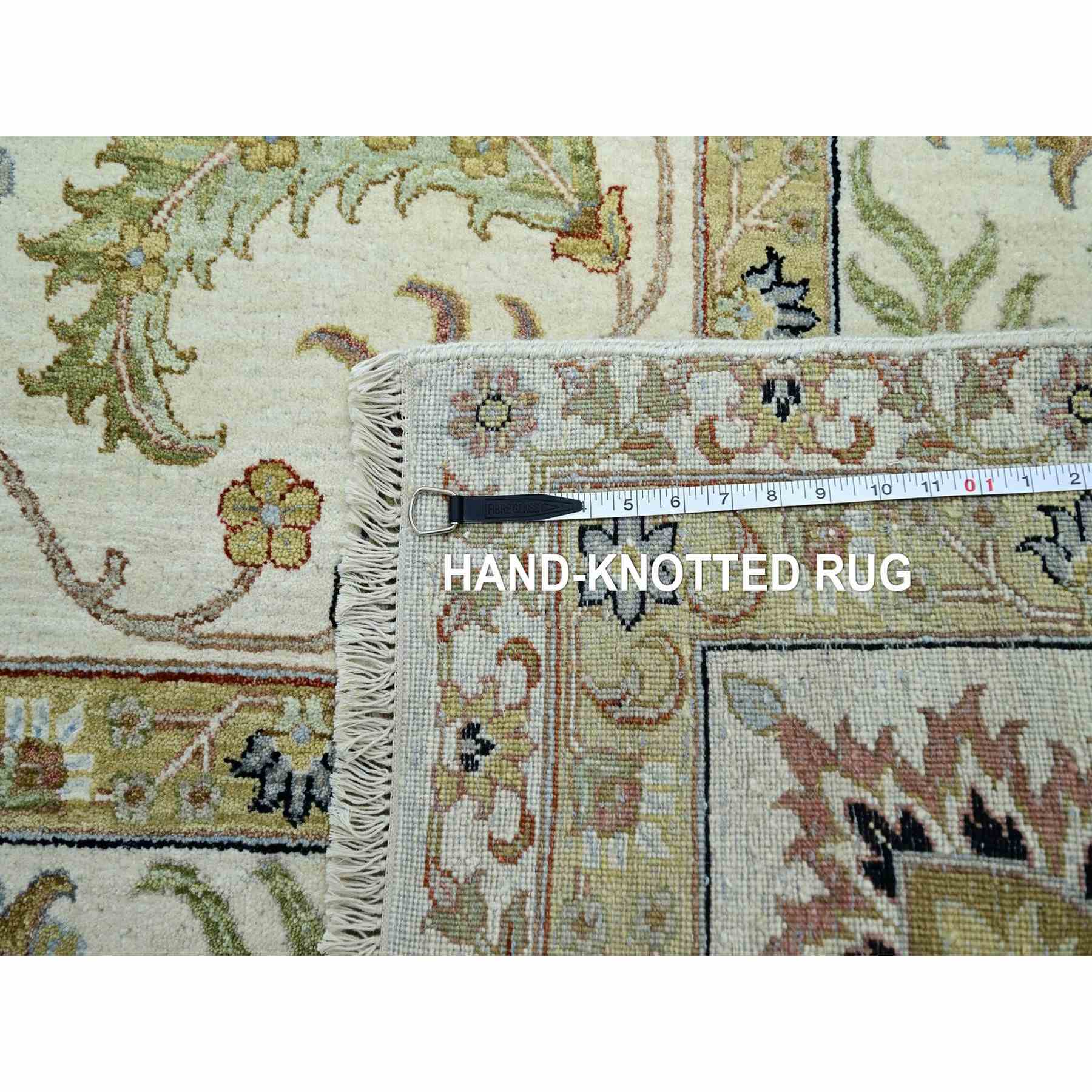 Oushak-And-Peshawar-Hand-Knotted-Rug-416495