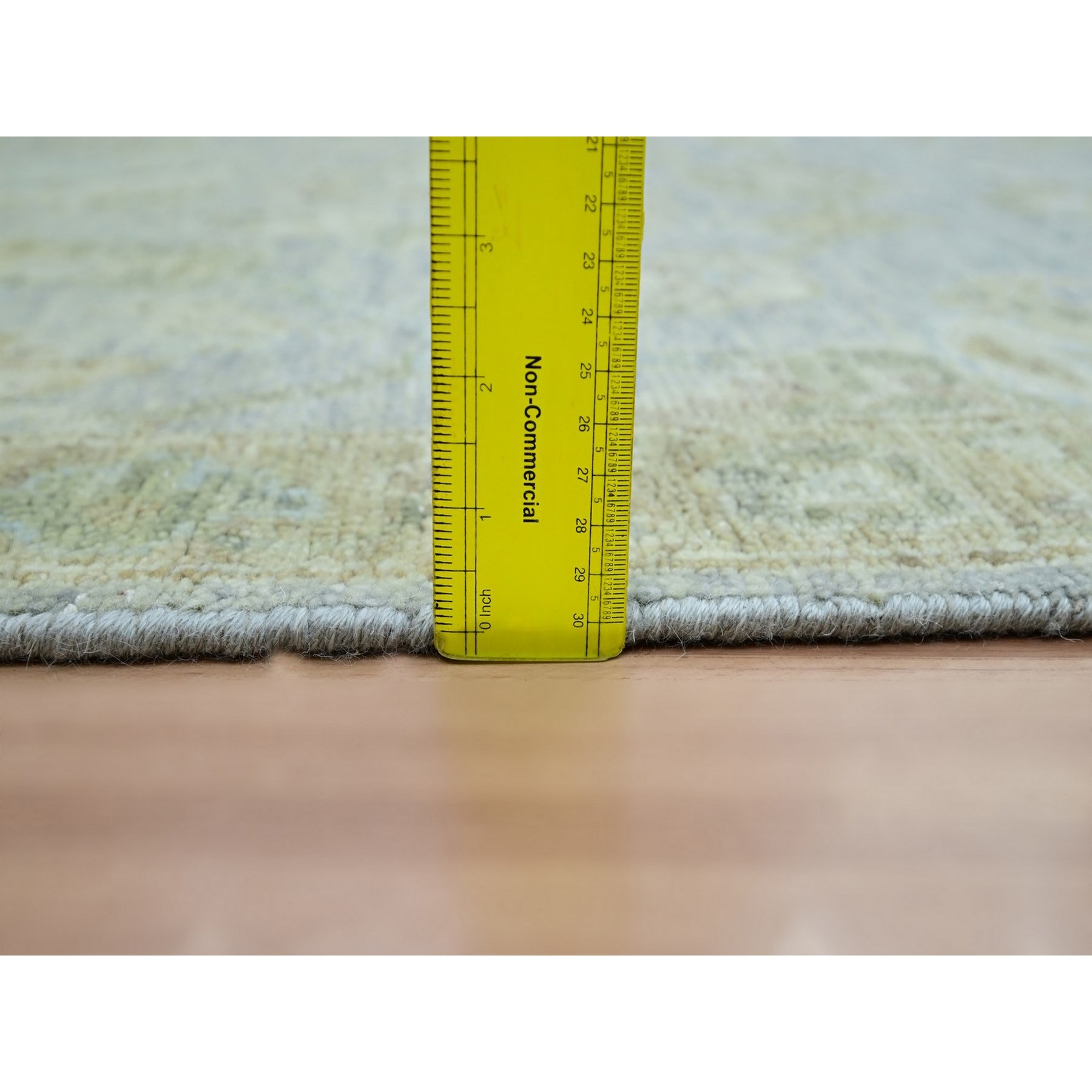 Oushak-And-Peshawar-Hand-Knotted-Rug-416545