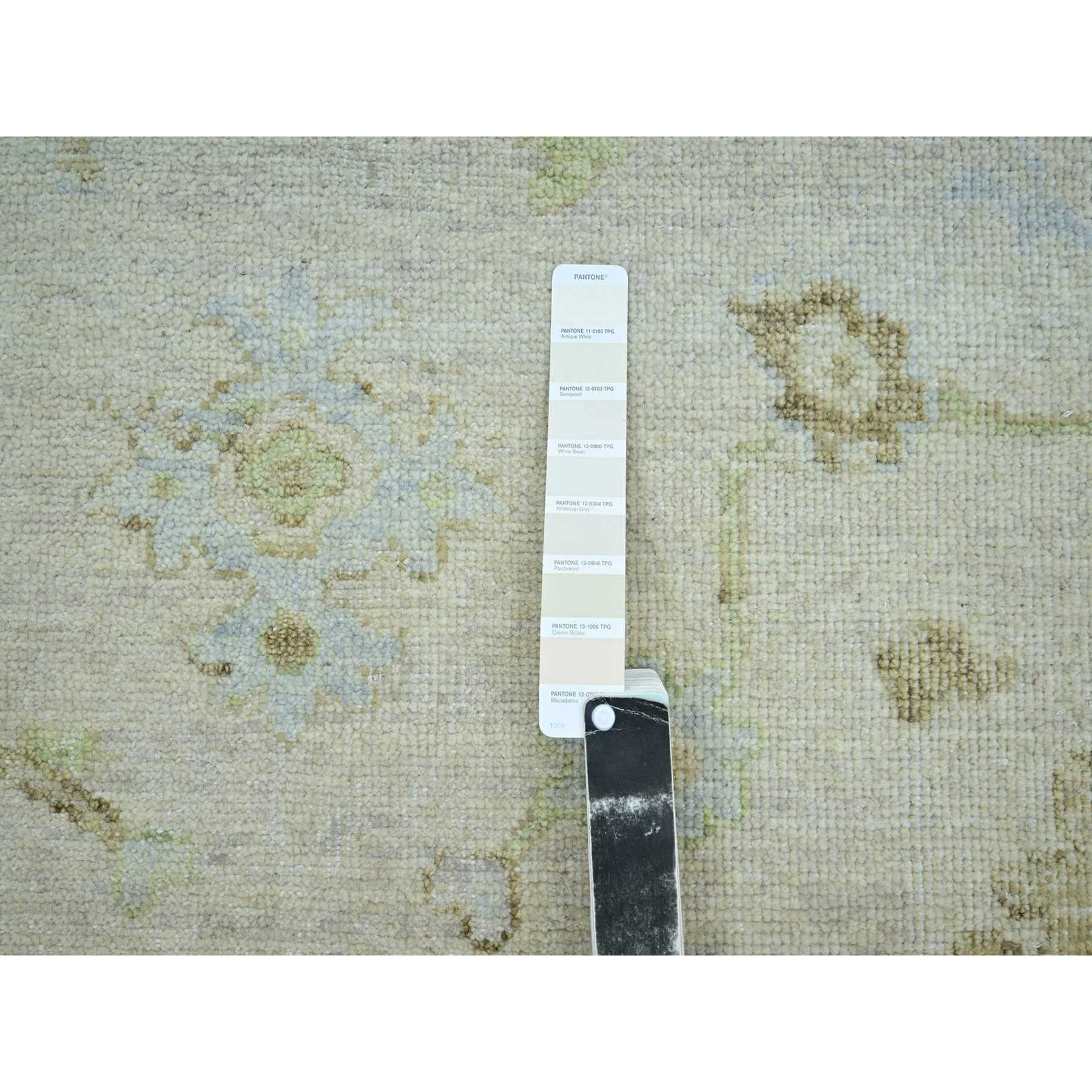 Oushak-And-Peshawar-Hand-Knotted-Rug-416550