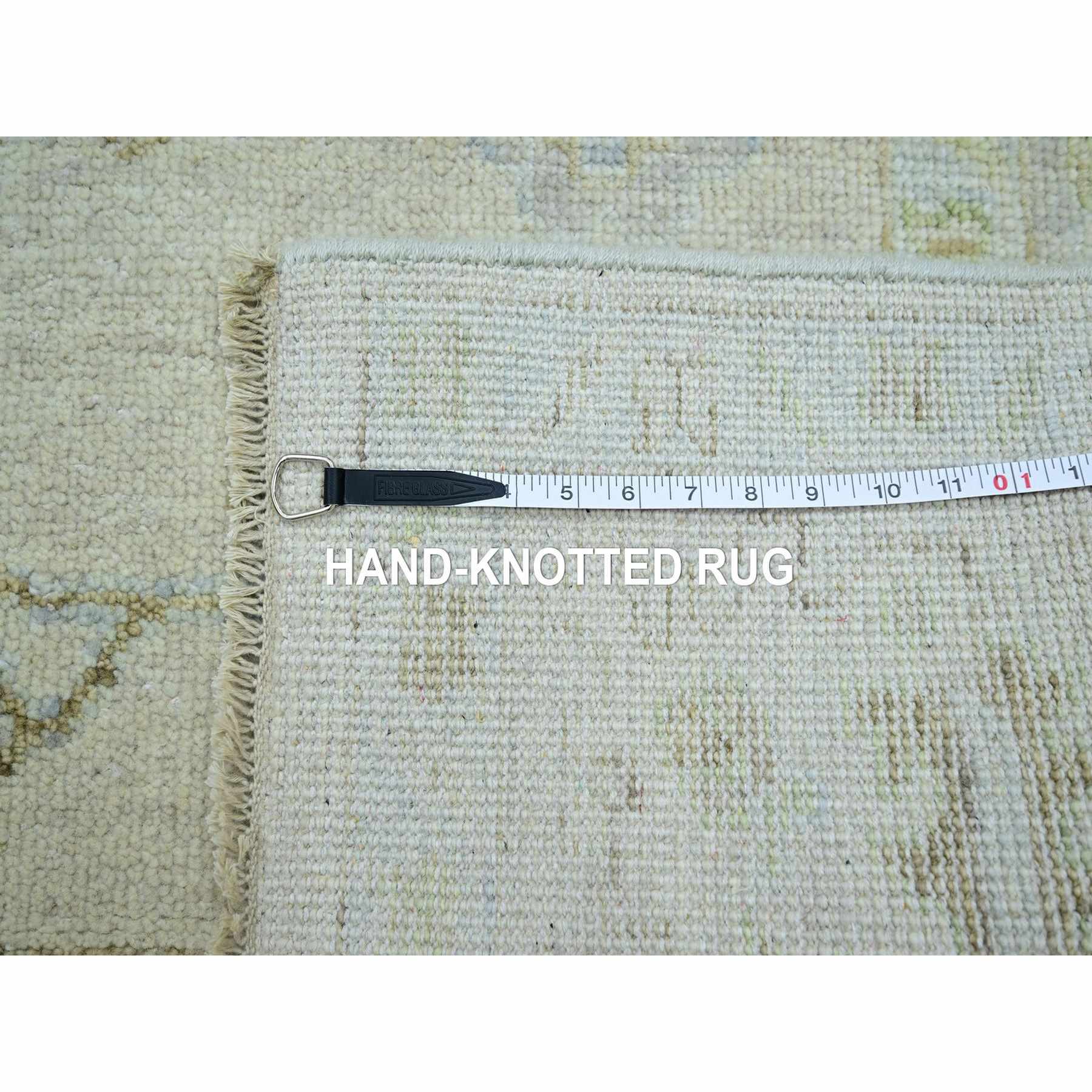 Oushak-And-Peshawar-Hand-Knotted-Rug-416550