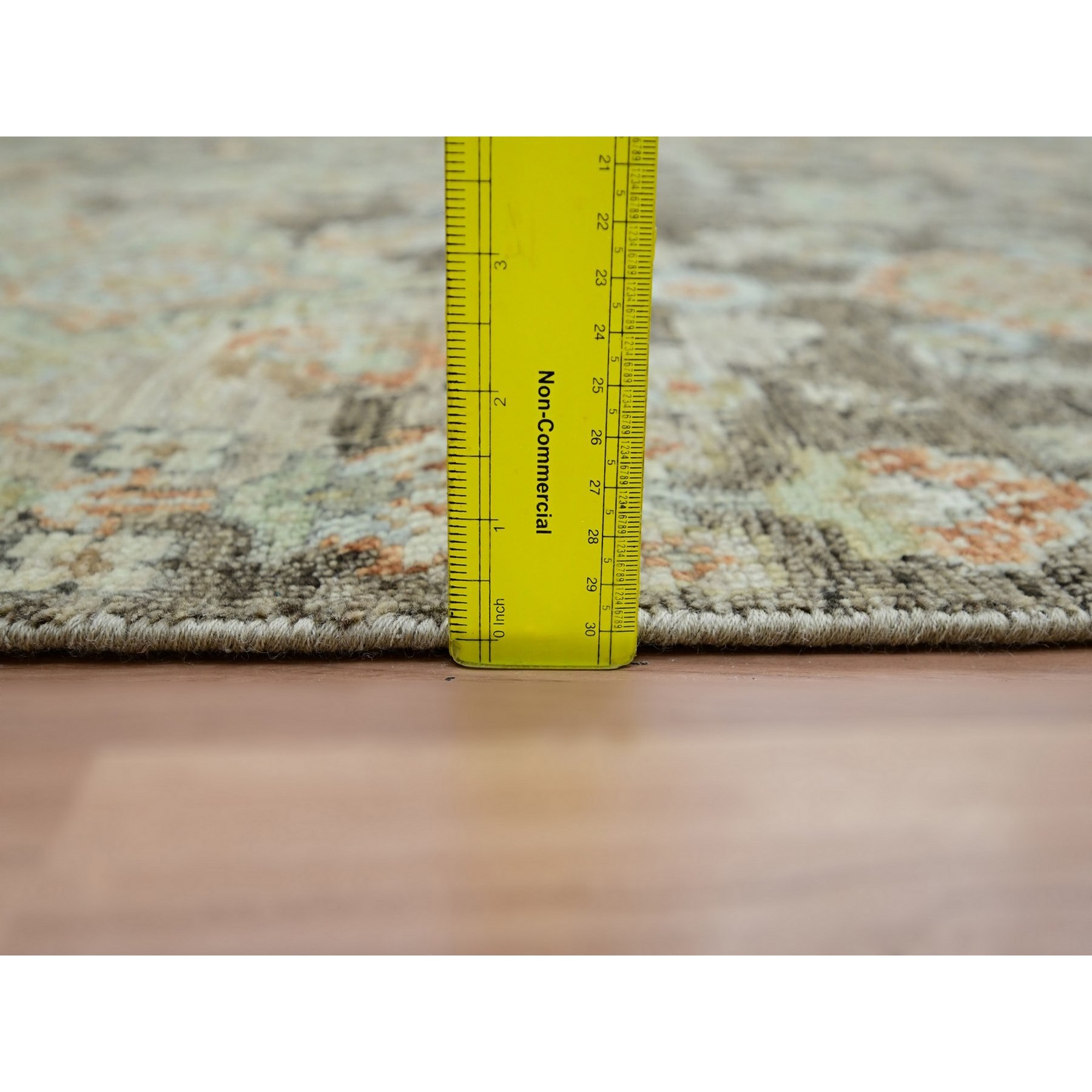 Oushak-And-Peshawar-Hand-Knotted-Rug-416565