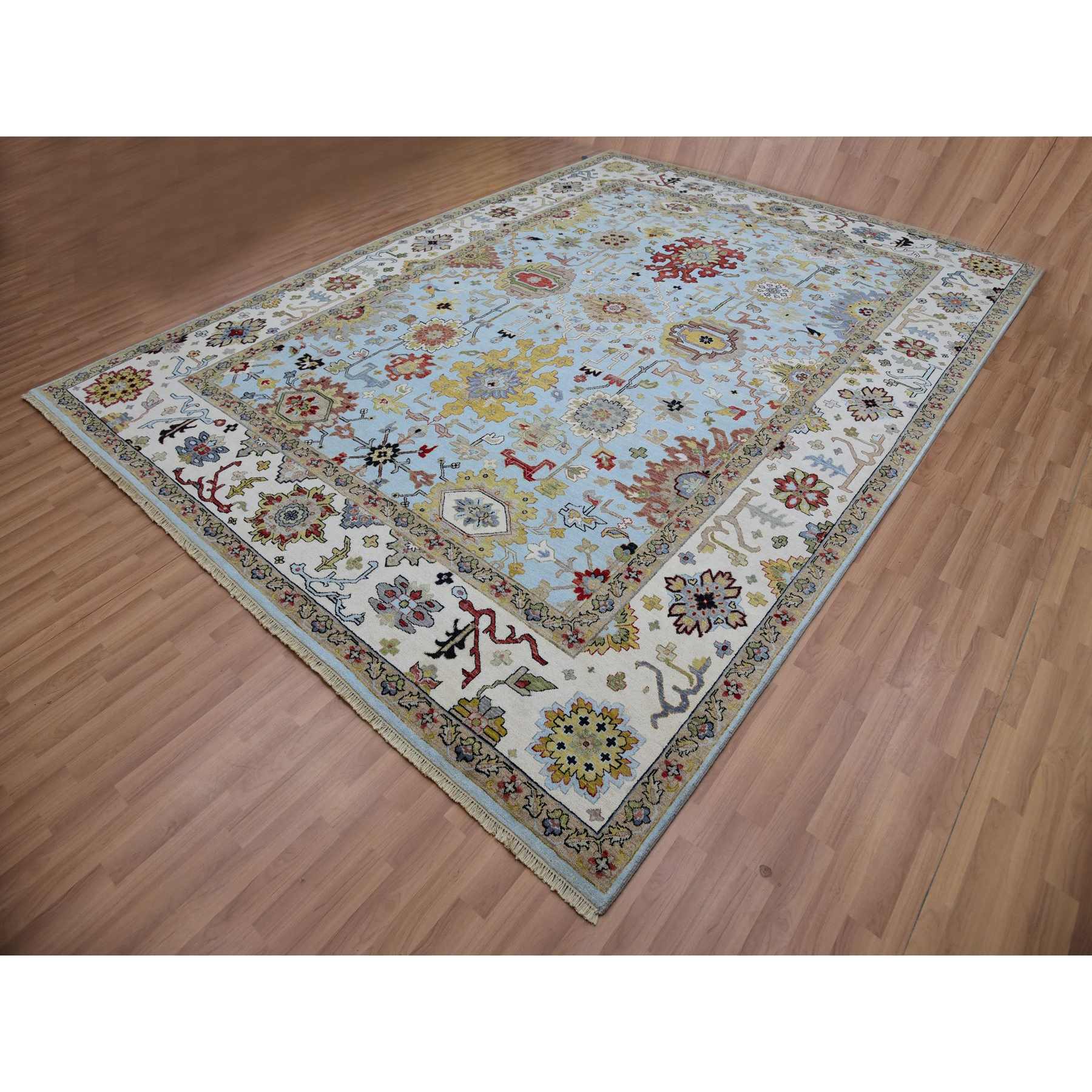 Tribal-Geometric-Hand-Knotted-Rug-415535