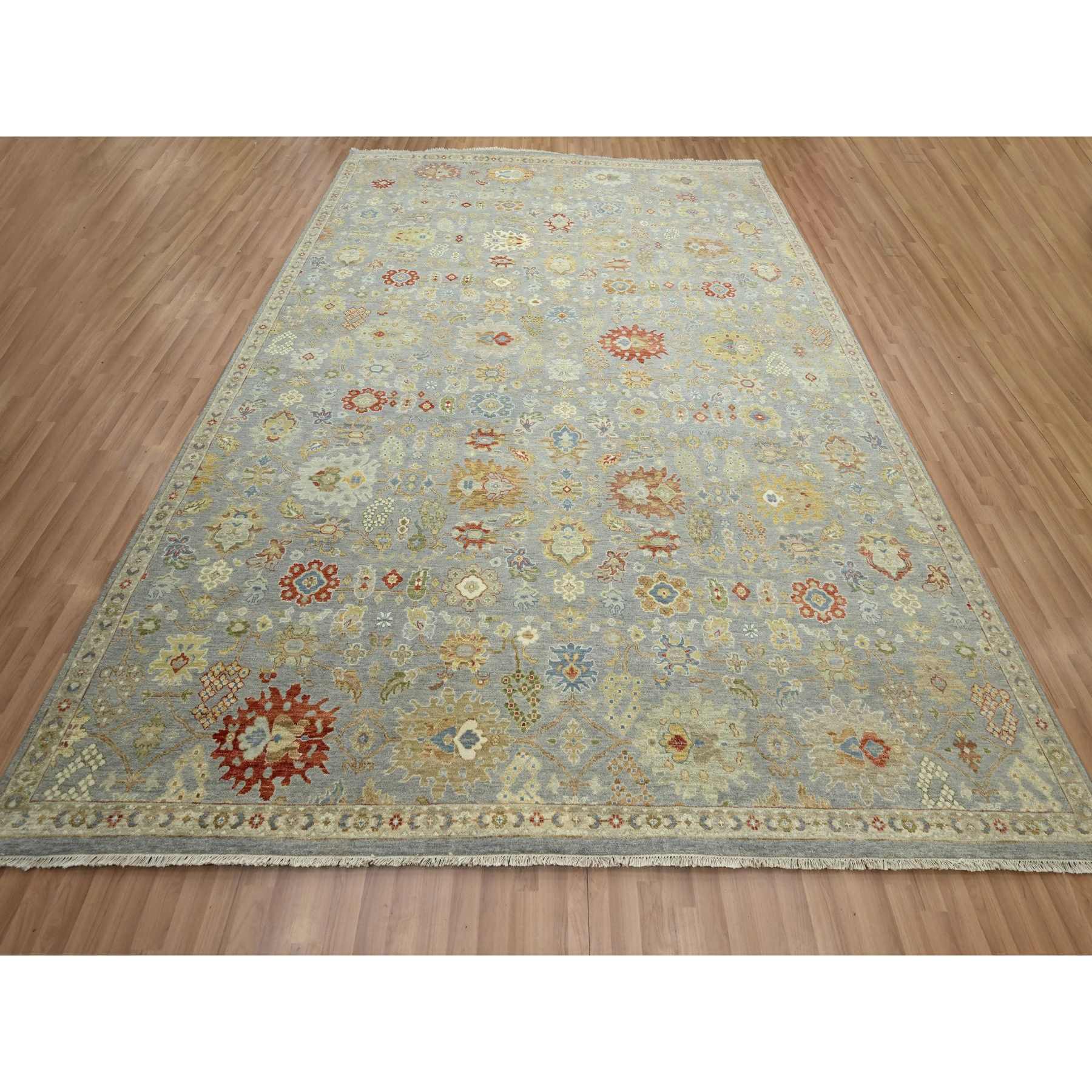 Tribal-Geometric-Hand-Knotted-Rug-415990