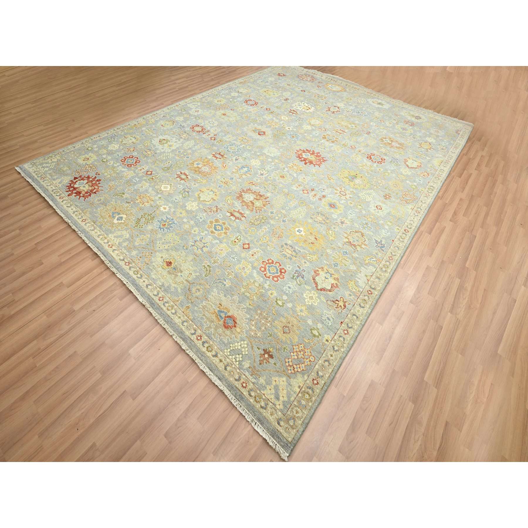 Tribal-Geometric-Hand-Knotted-Rug-415990