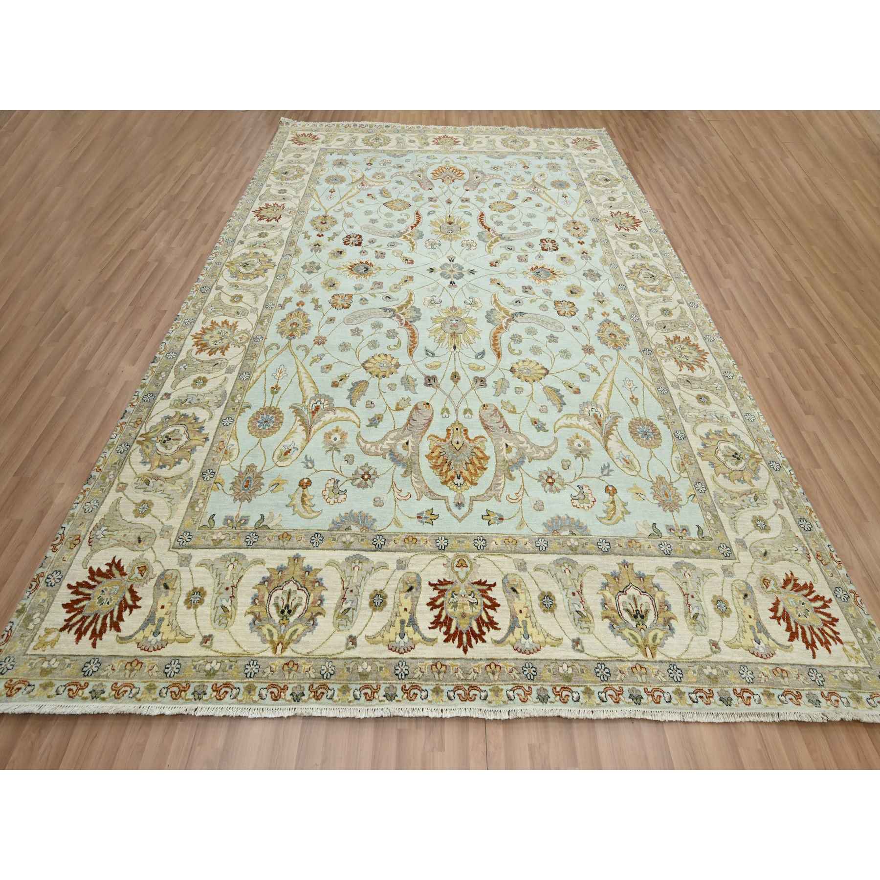 Tribal-Geometric-Hand-Knotted-Rug-415995