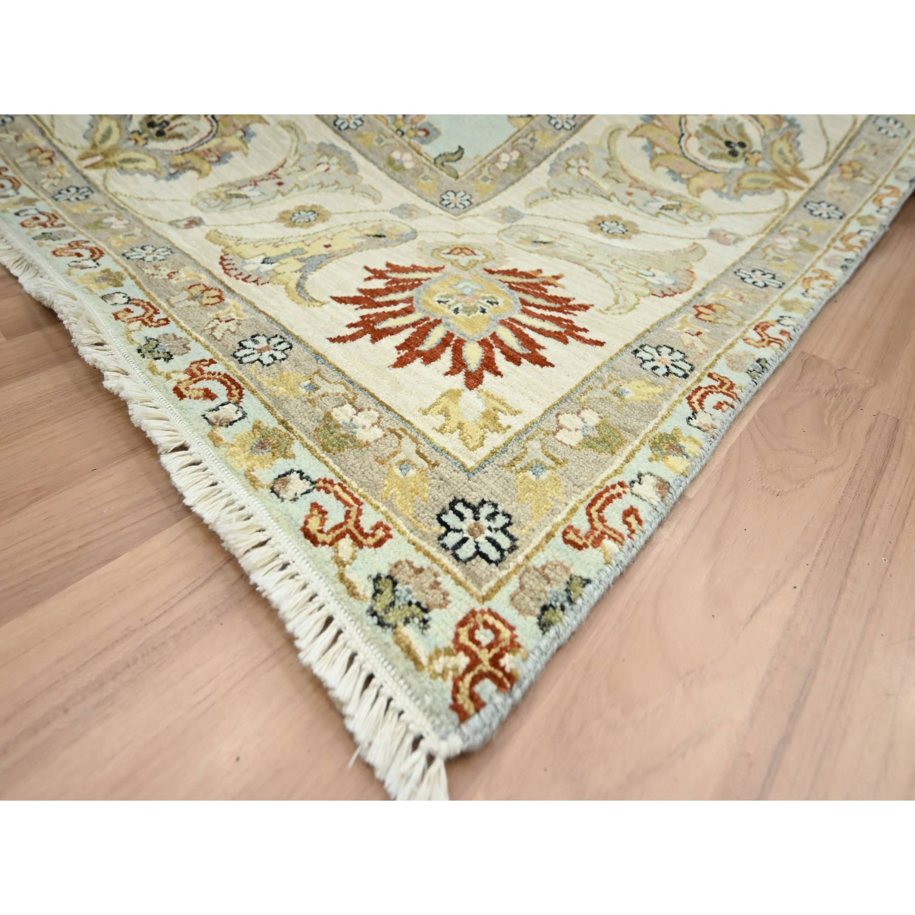Tribal-Geometric-Hand-Knotted-Rug-415995