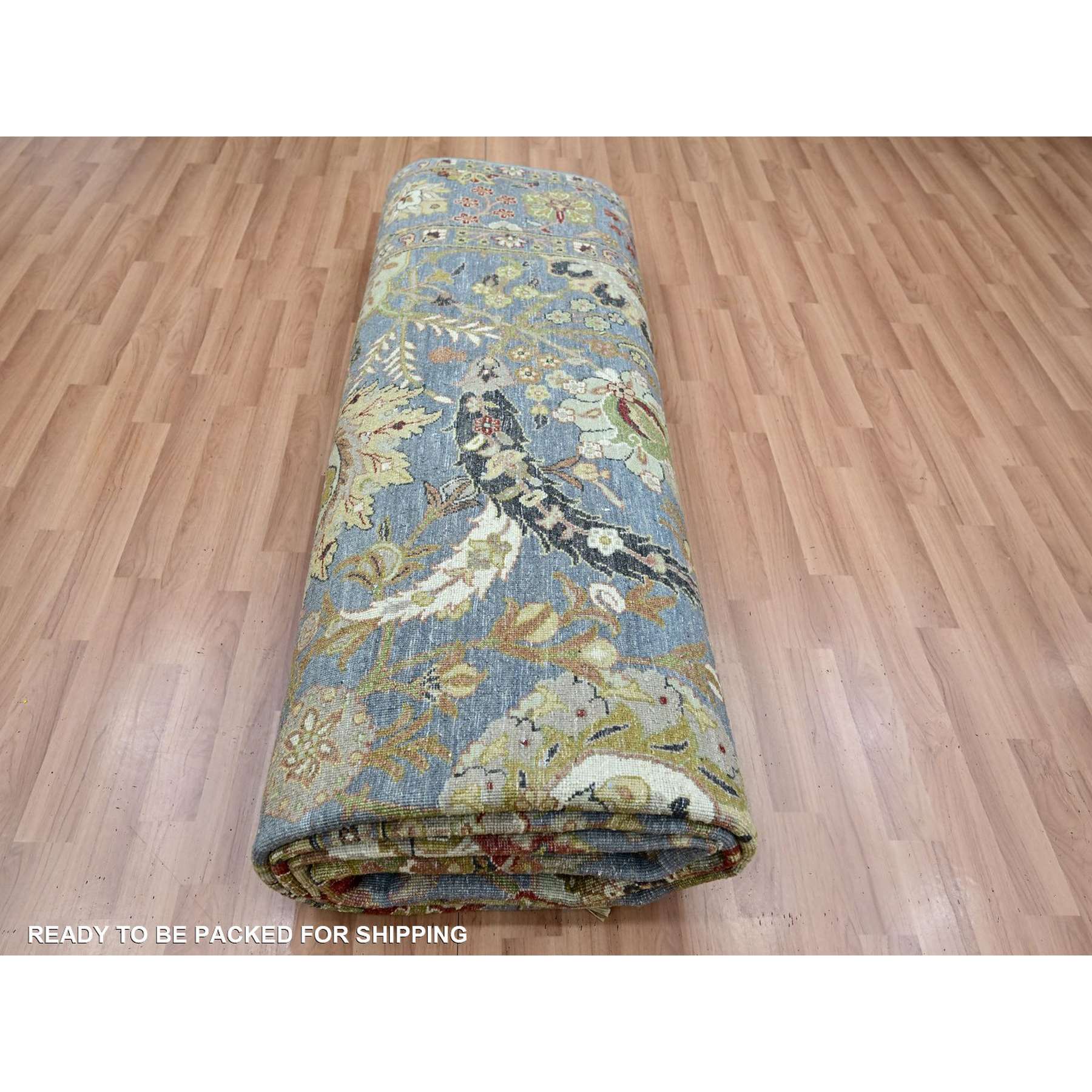 Tribal-Geometric-Hand-Knotted-Rug-416460