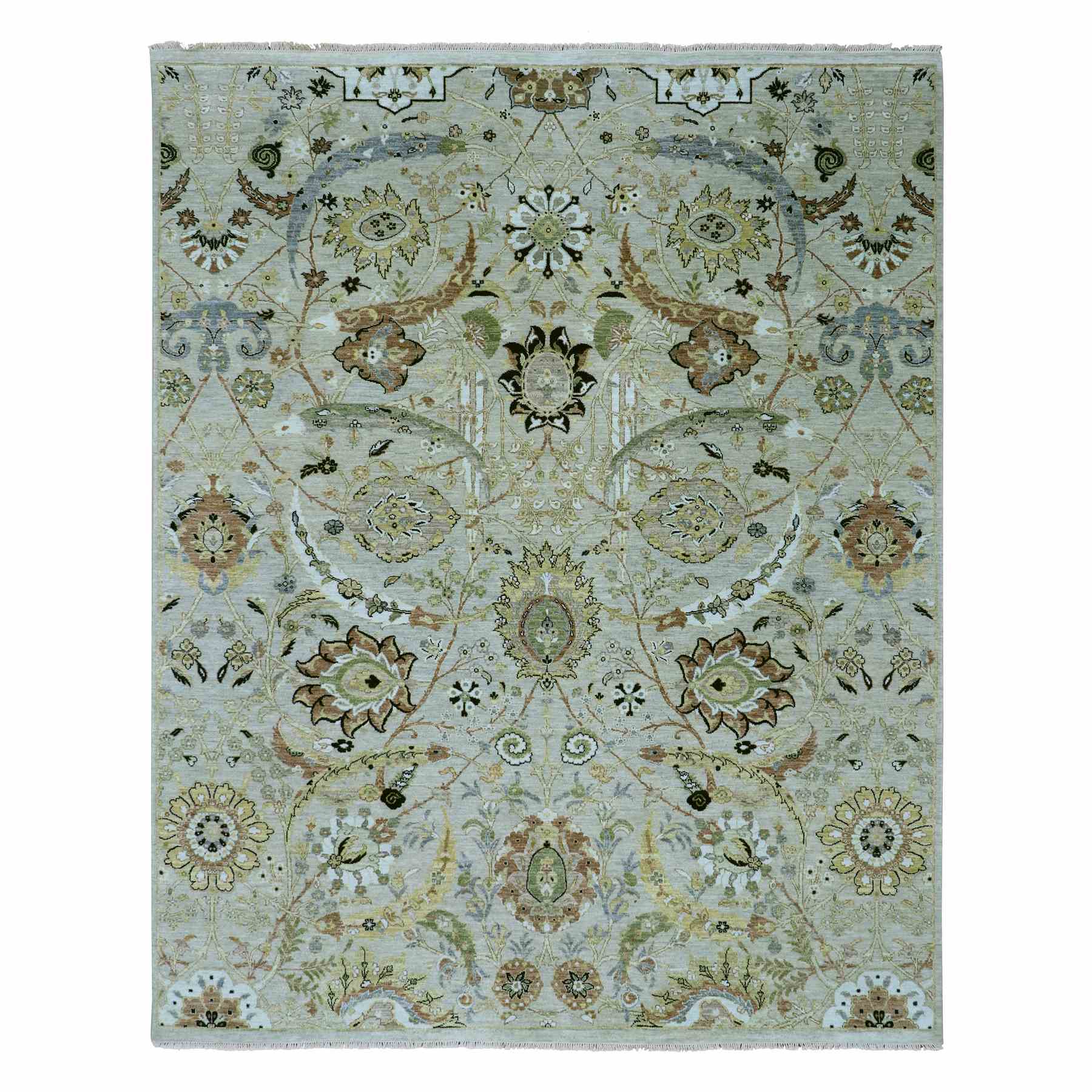 Tribal-Geometric-Hand-Knotted-Rug-416480