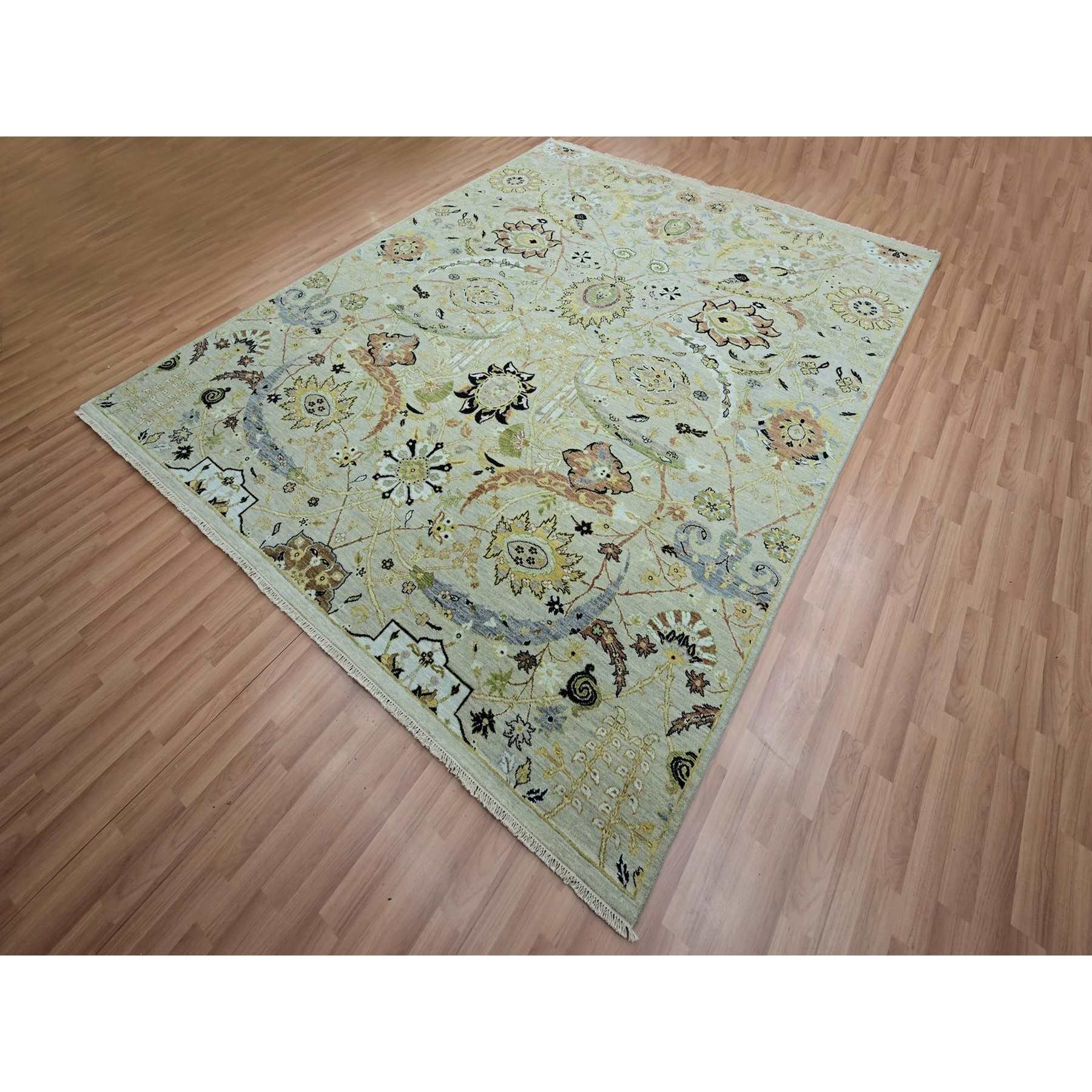 Tribal-Geometric-Hand-Knotted-Rug-416480