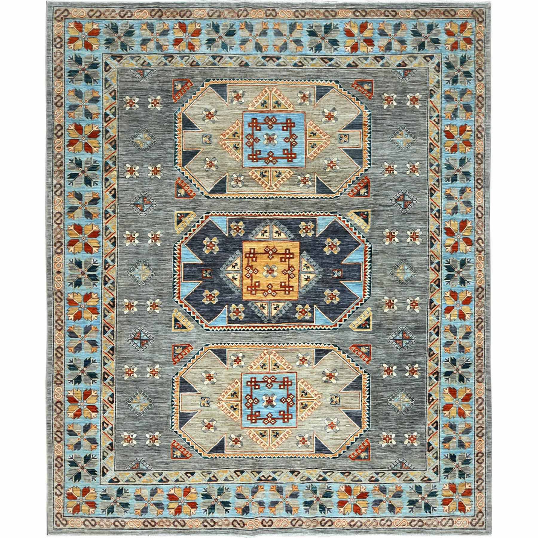 Tribal-Geometric-Hand-Knotted-Rug-4150000