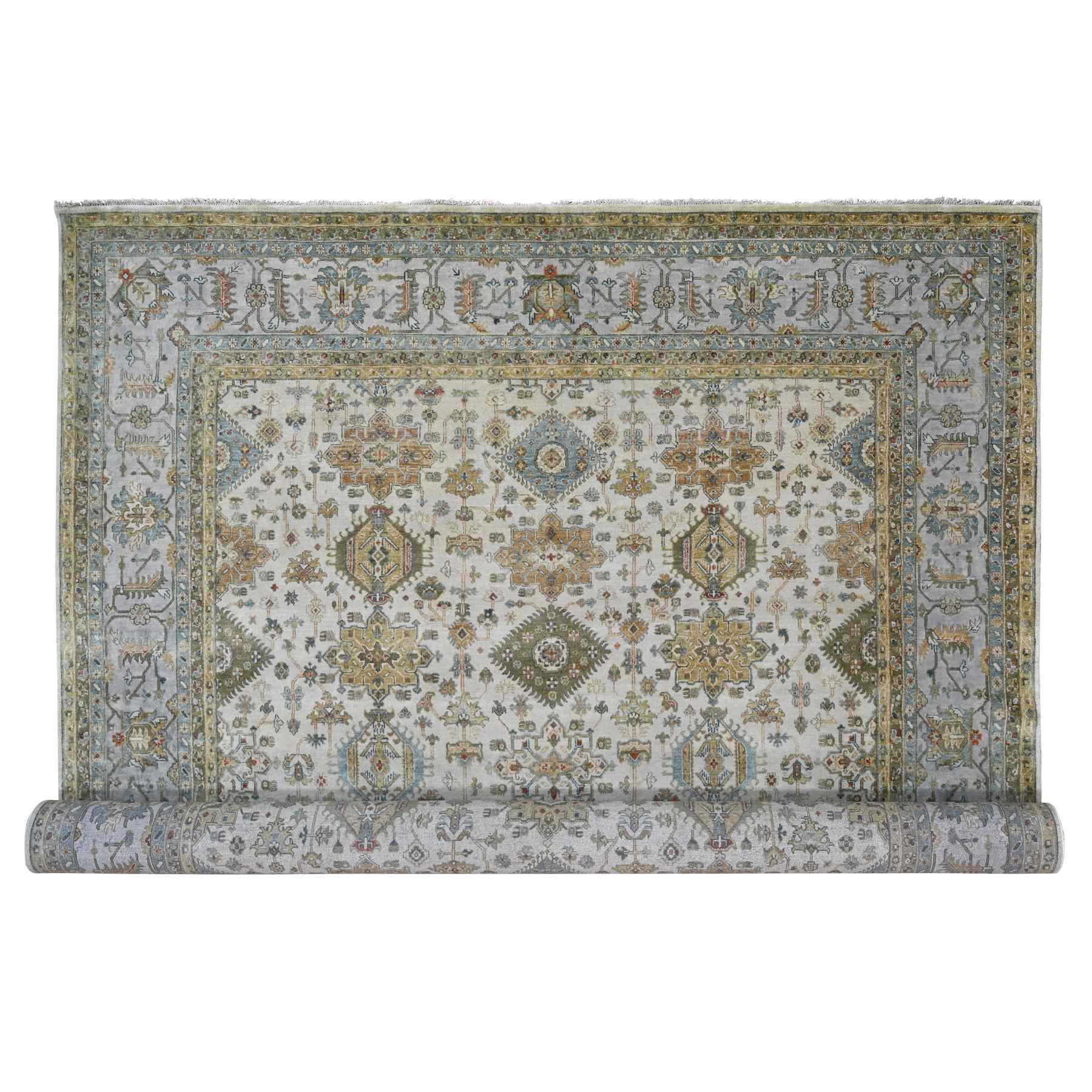 Heriz-Hand-Knotted-Rug-420585