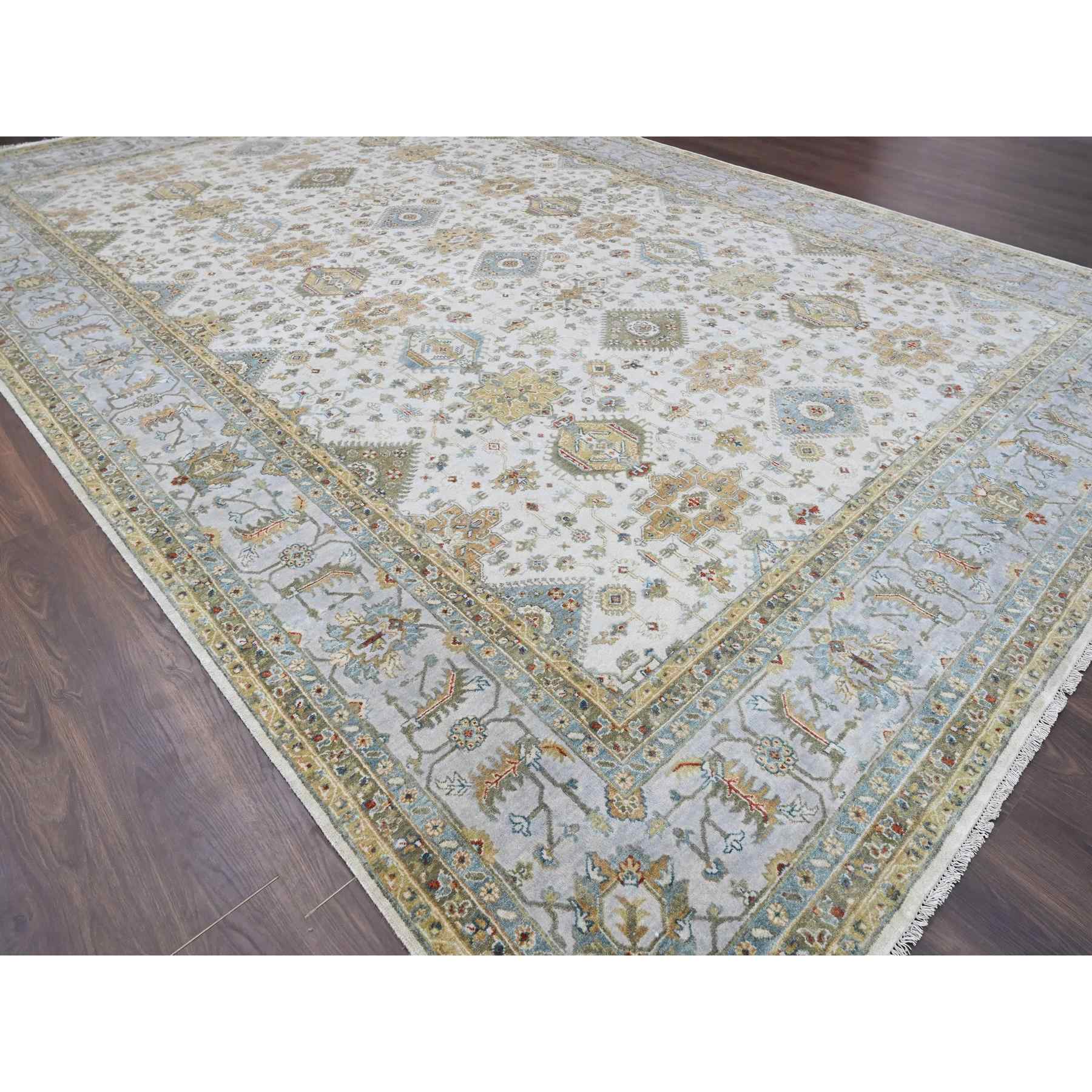 Heriz-Hand-Knotted-Rug-420585