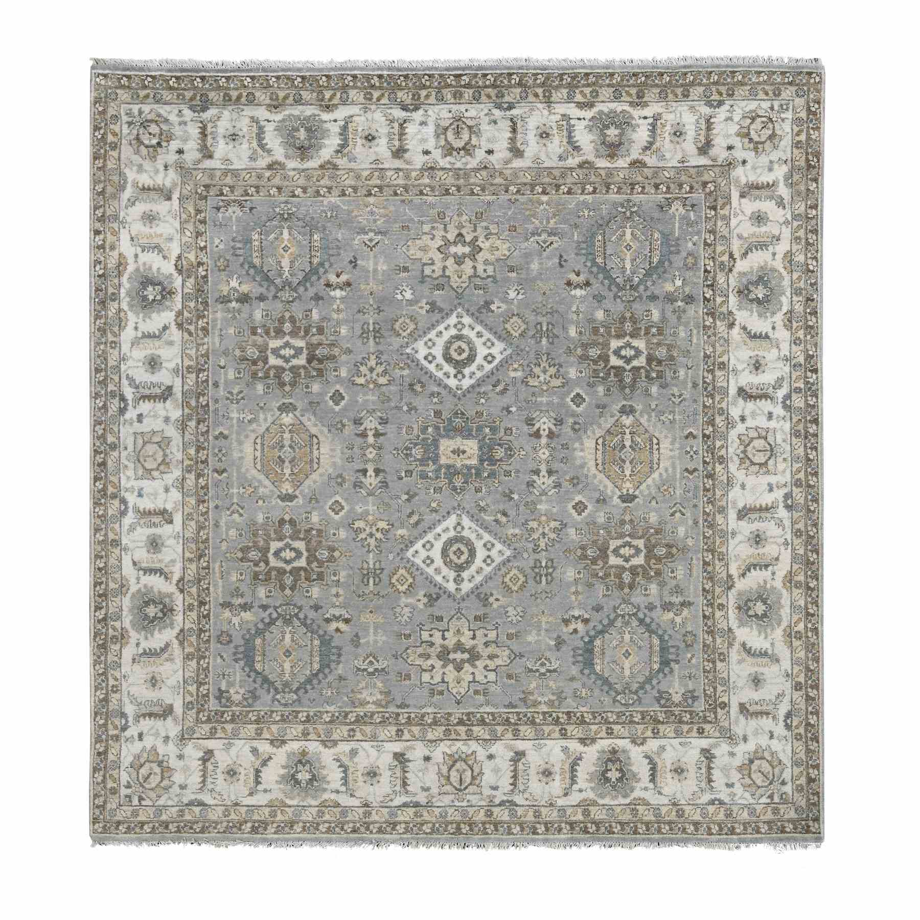 Heriz-Hand-Knotted-Rug-421025