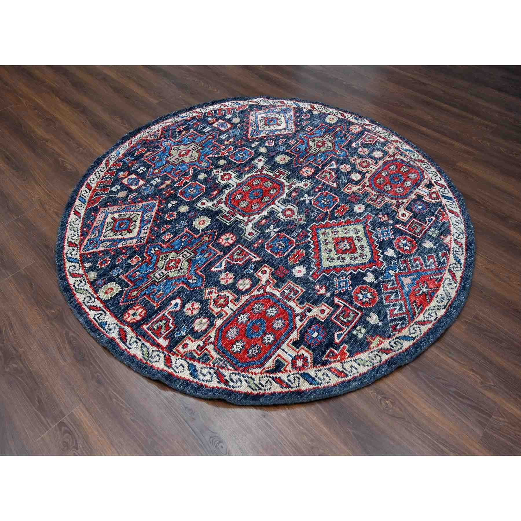 Heriz-Hand-Knotted-Rug-421595