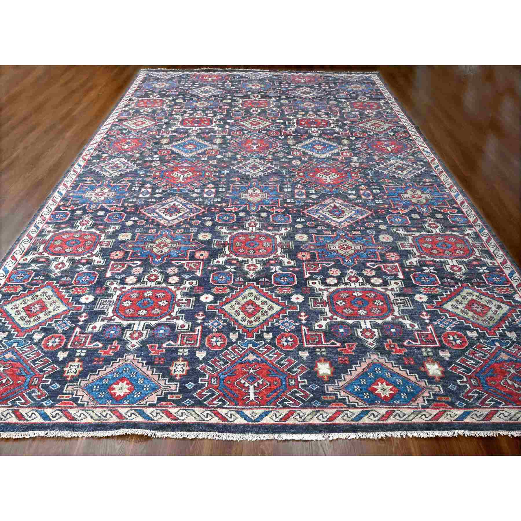 Heriz-Hand-Knotted-Rug-421885