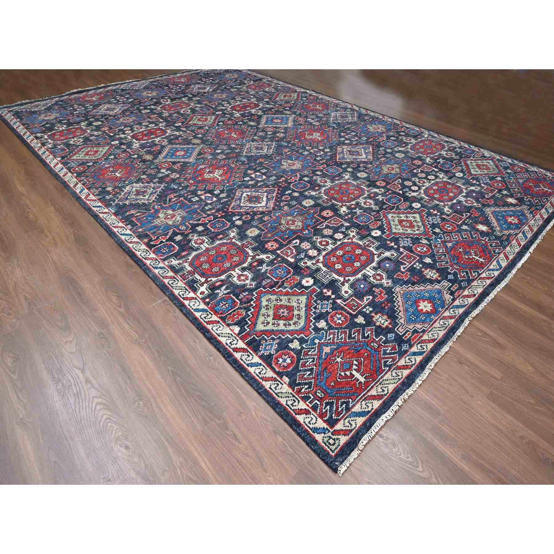 Heriz-Hand-Knotted-Rug-421885