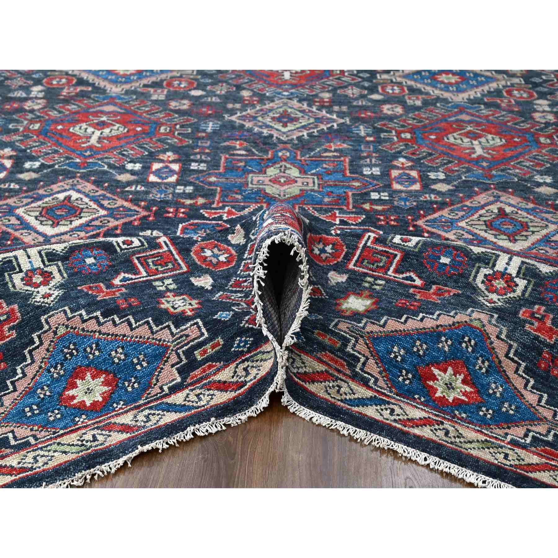 Heriz-Hand-Knotted-Rug-421885