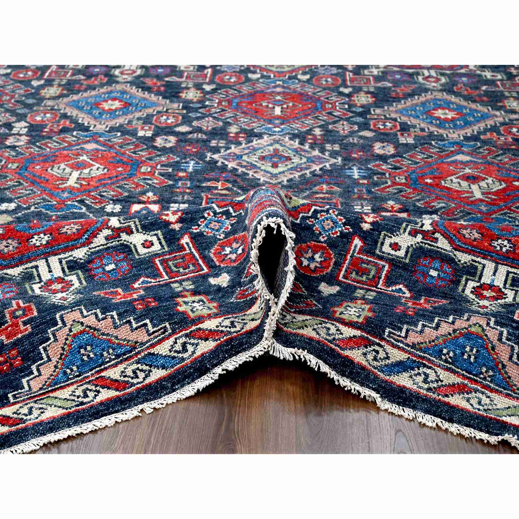 Heriz-Hand-Knotted-Rug-421935