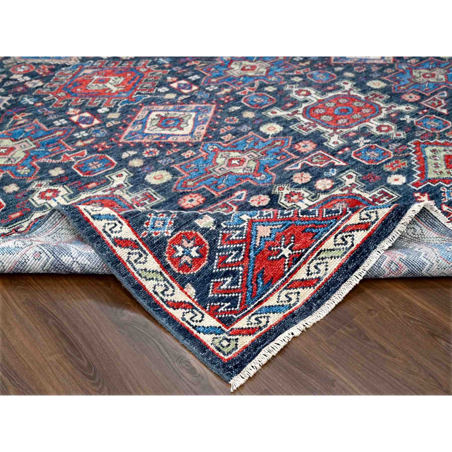 Heriz-Hand-Knotted-Rug-421935