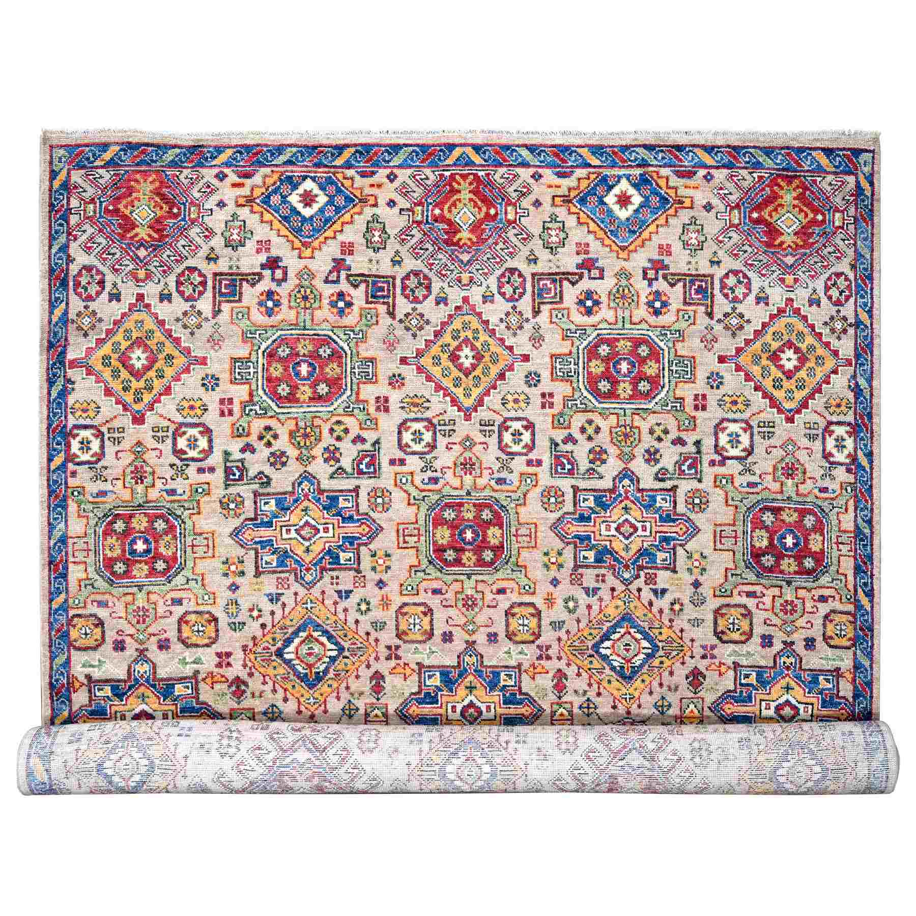 Heriz-Hand-Knotted-Rug-421945